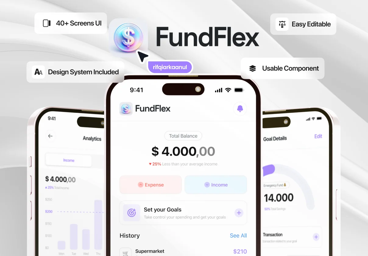 FundFlex - Finance Management UI Kit