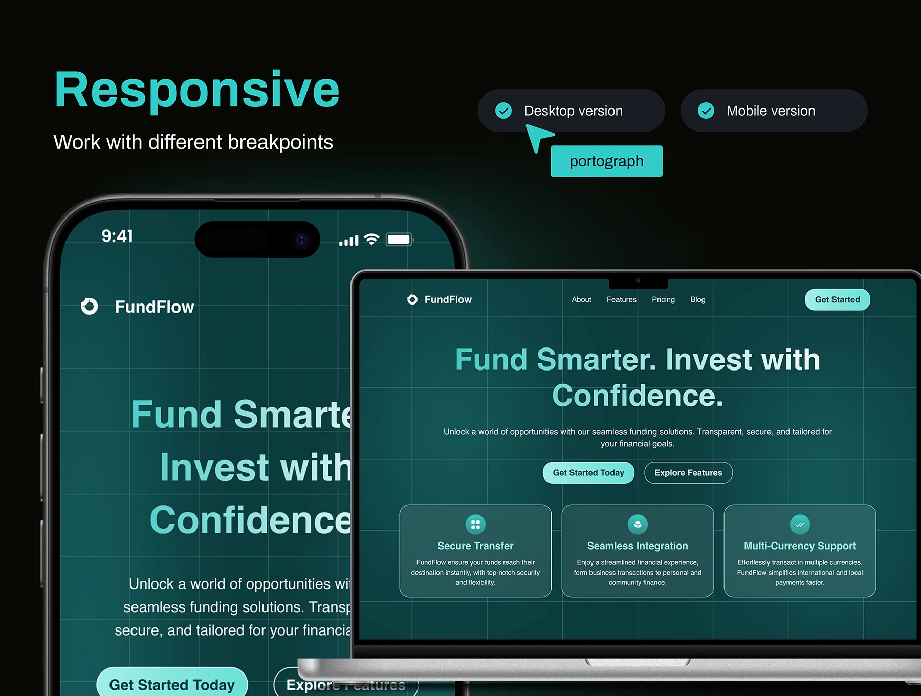 FundFlow - Finance Funding Landing Page 3