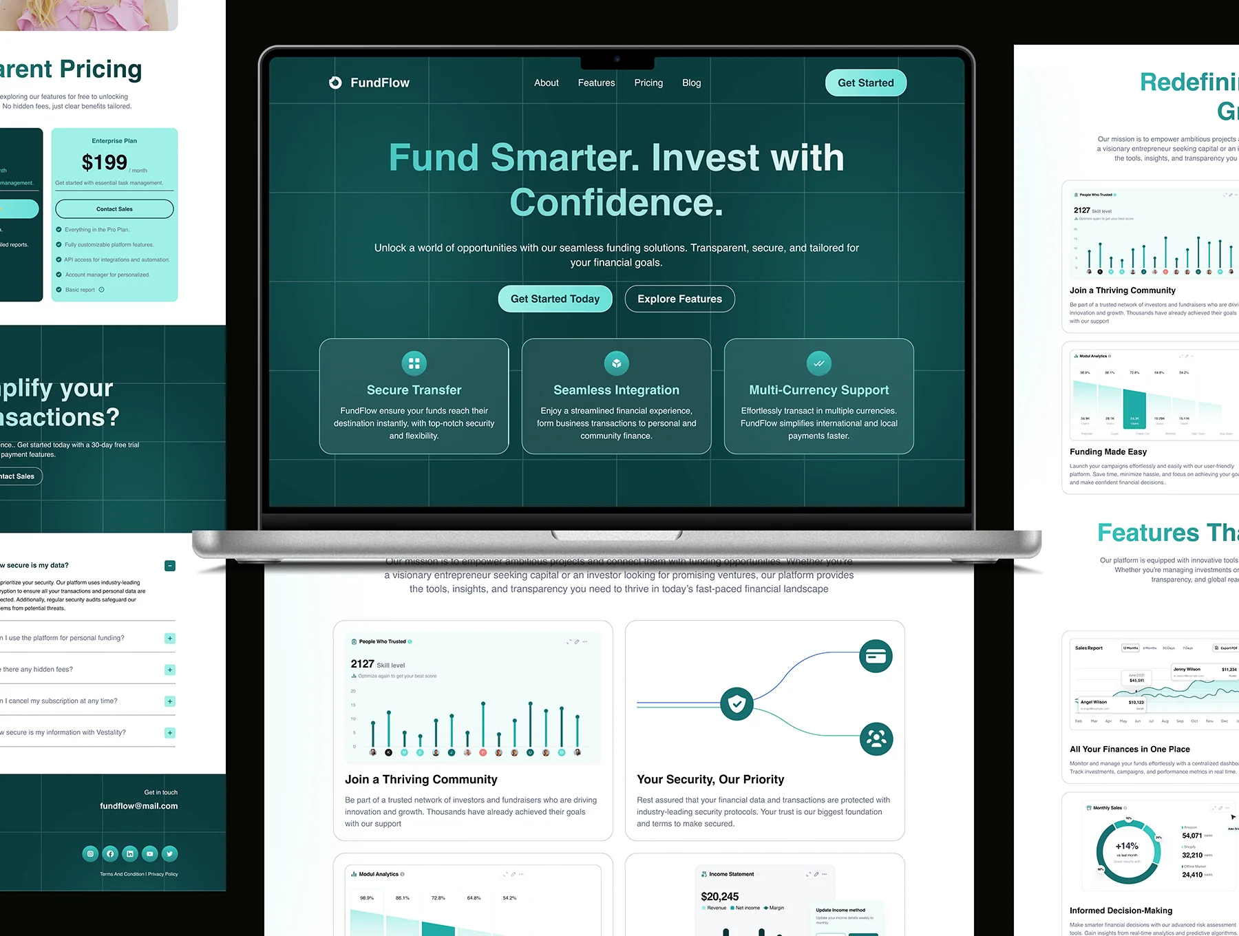 FundFlow - Finance Funding Landing Page 6