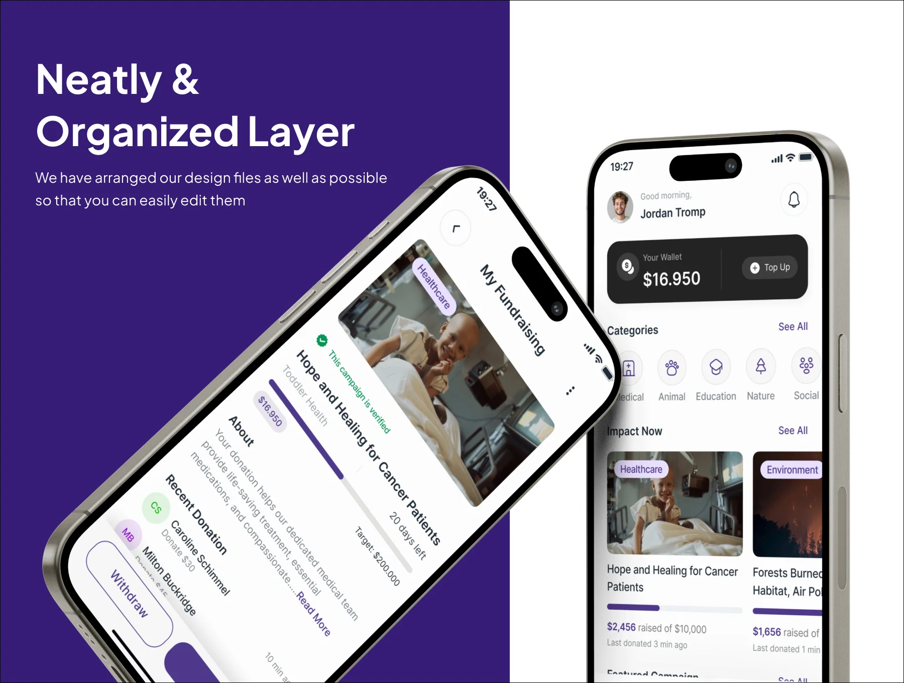 FundFlow - Fundraising Premium UI KIts App 3