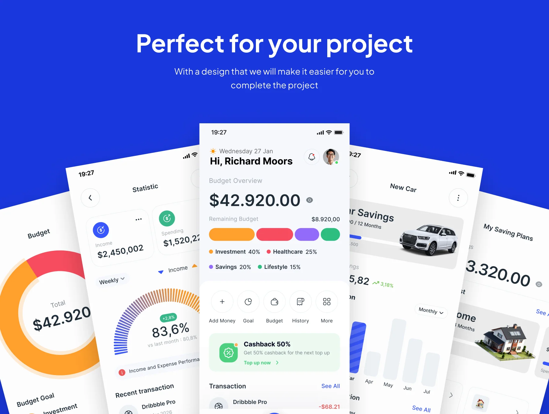 Fundora - Finance Mobile App UI Kits 4