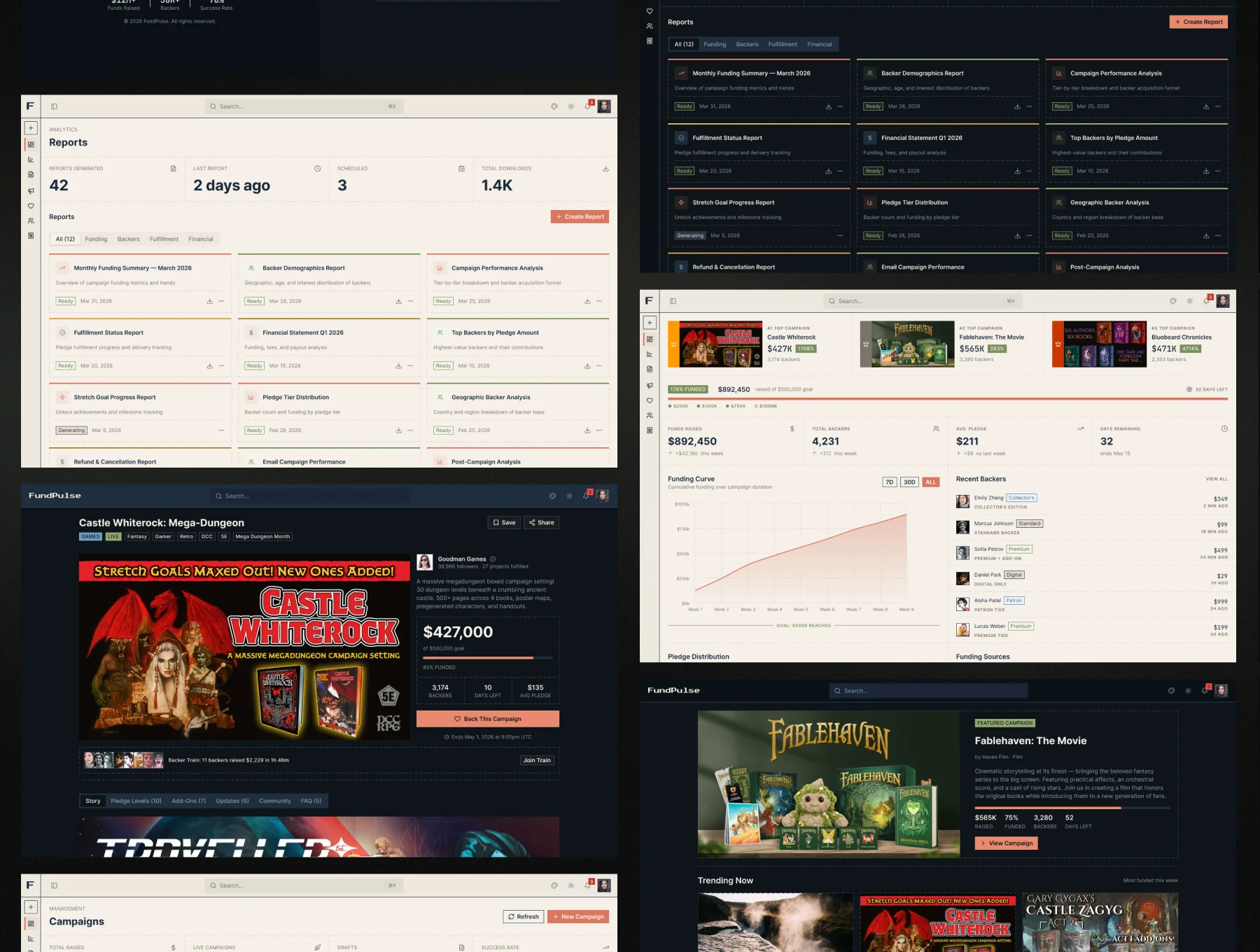 FundPulse - Crowdfunding Dashboard & Campaign Manager 4