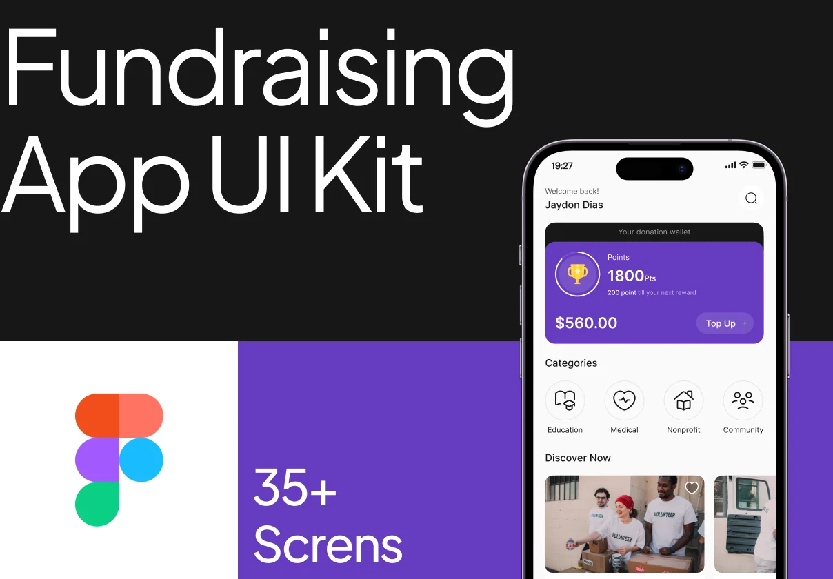 Fundraising App UI Kit