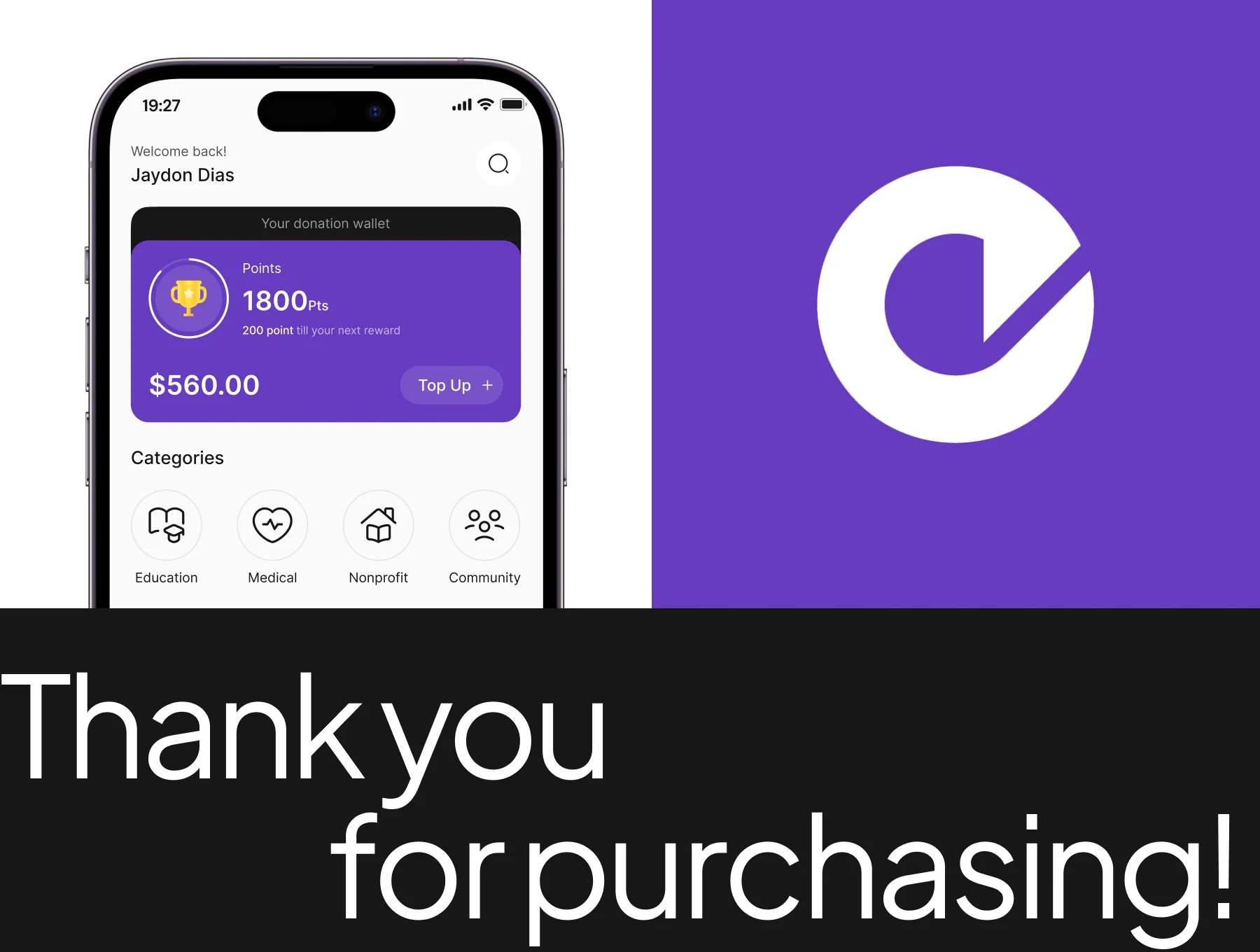 Fundraising App UI Kit 8
