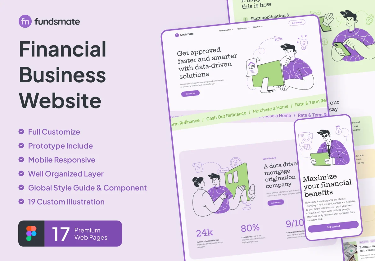 fundsmate - Financial Business Website