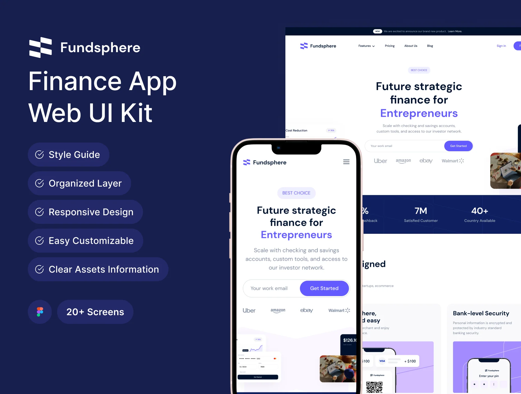 Fundsphere - Fintech UI Kit