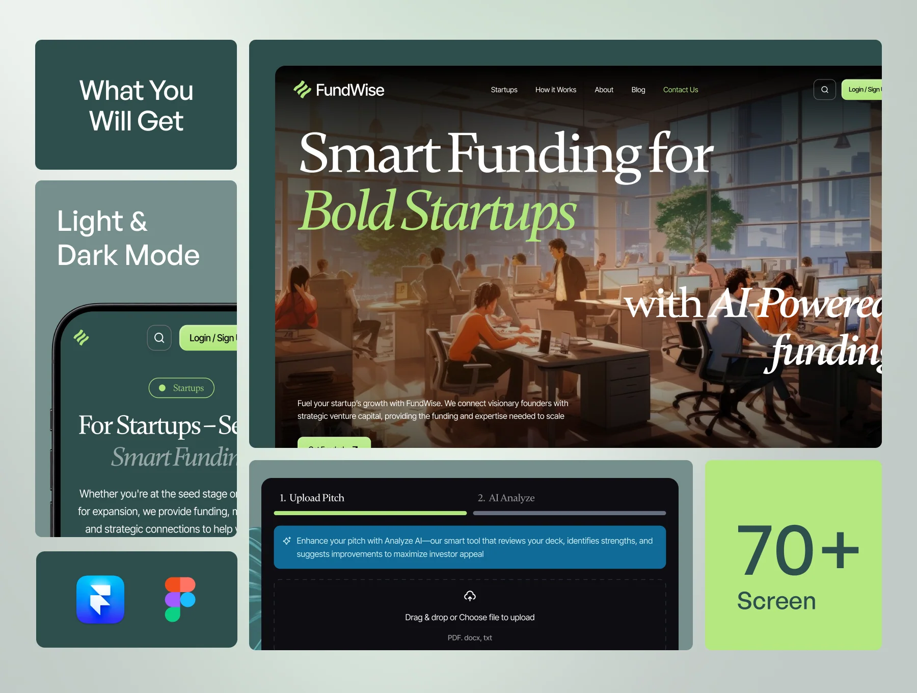 FundWise - Smart Funding Startups AI with Framer 2