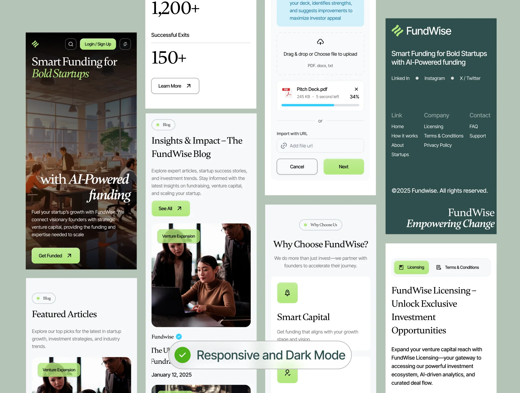 FundWise - Smart Funding Startups AI with Framer 5