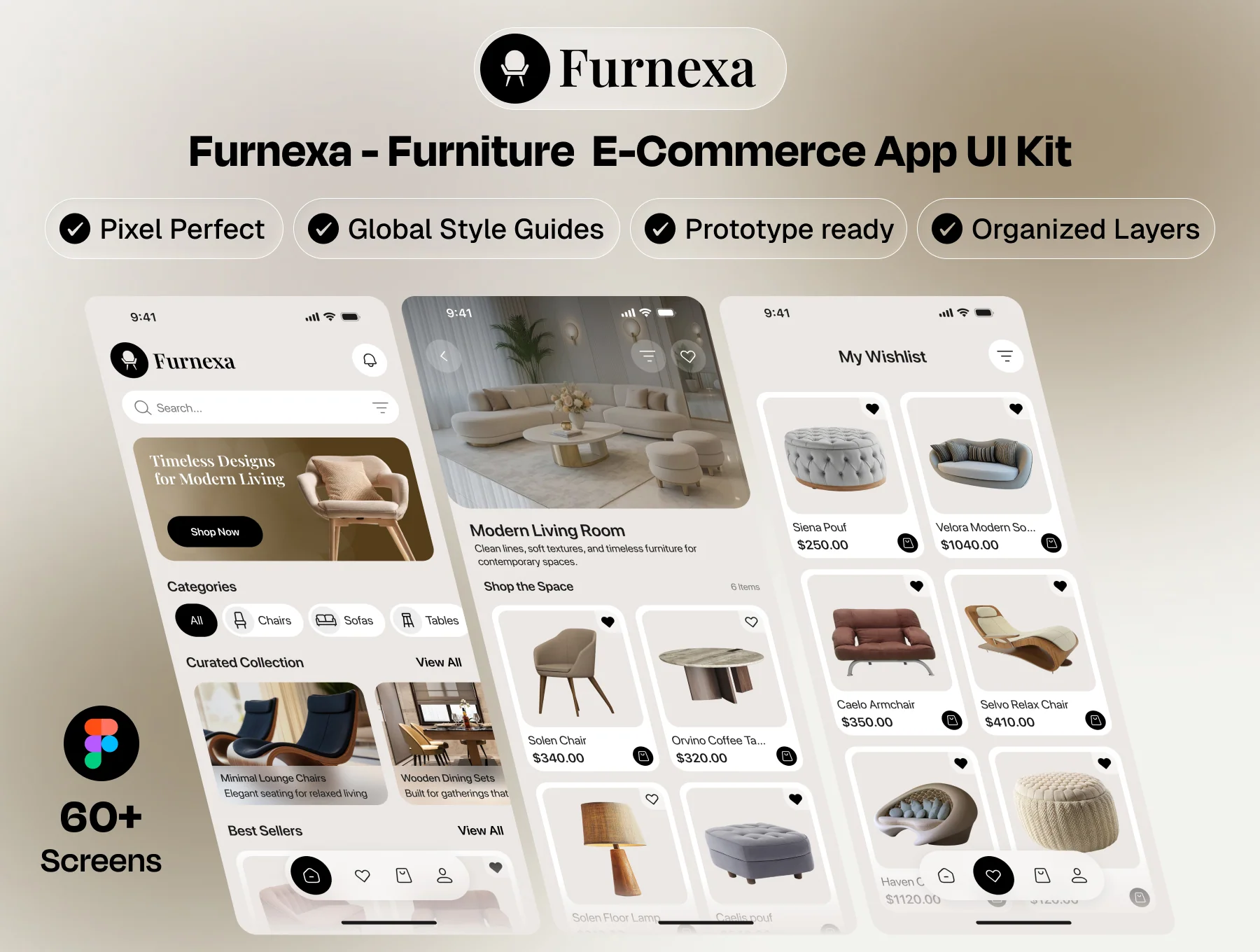 Furnexa - Furniture E-Commerce App UI Kit