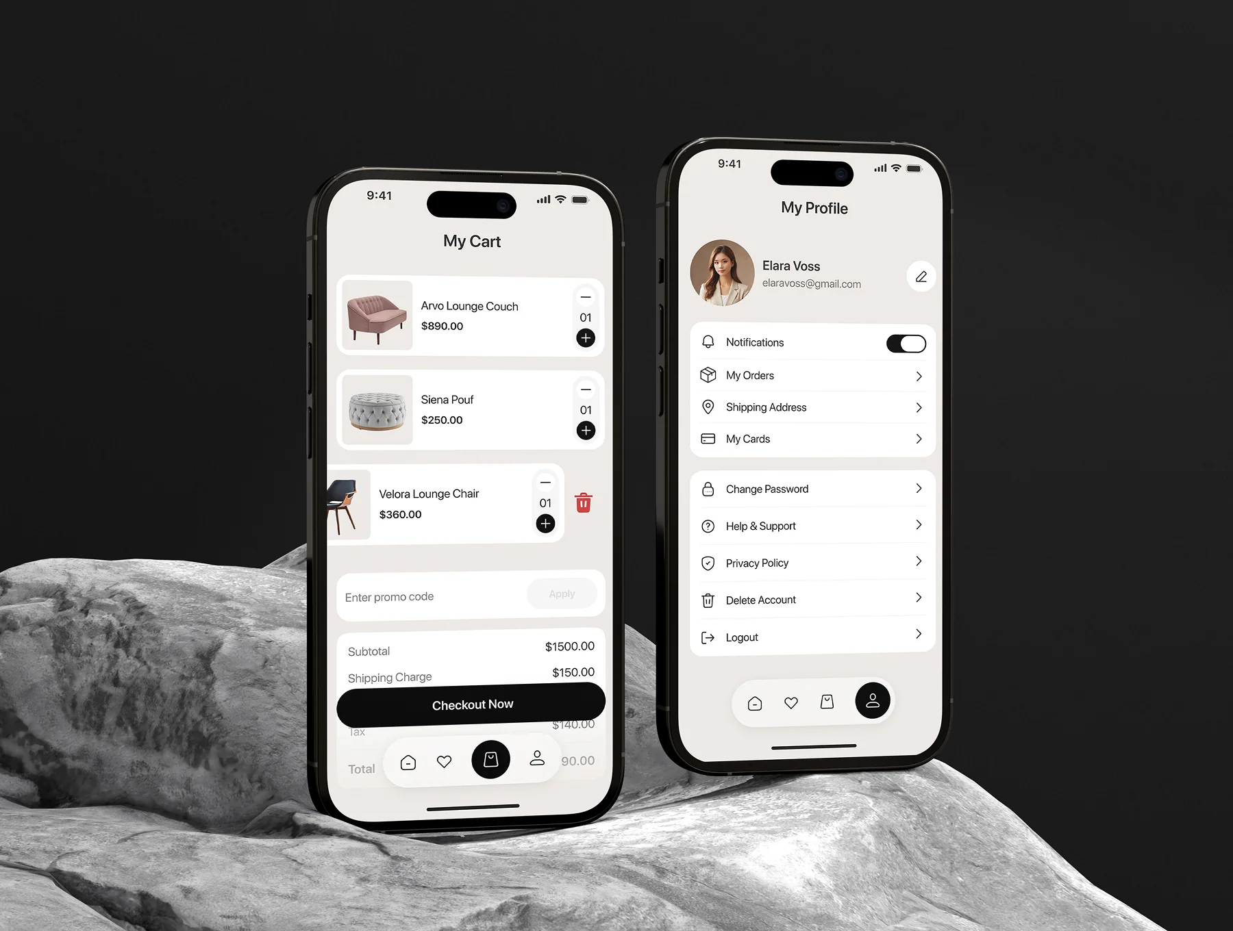 Furnexa - Furniture  E-Commerce App UI Kit 8