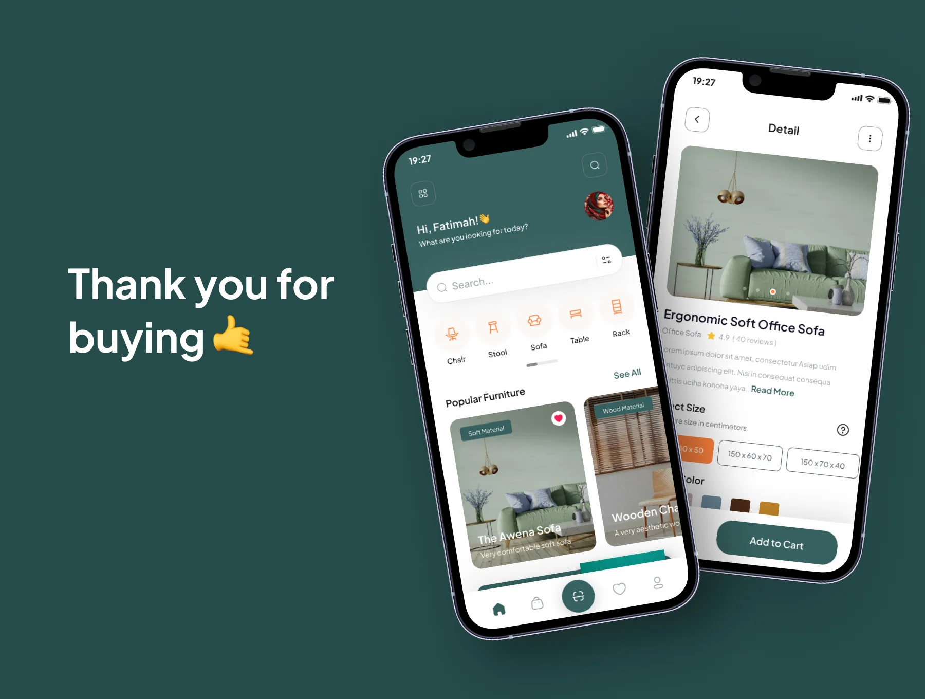 FurniCraft - Furniture Store Mobile App UI Kits 6