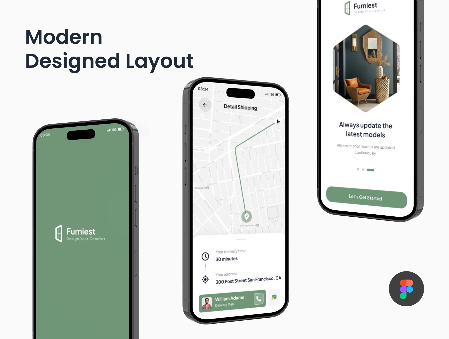 Furniest - Furniture Shopping App UI Kit. 7