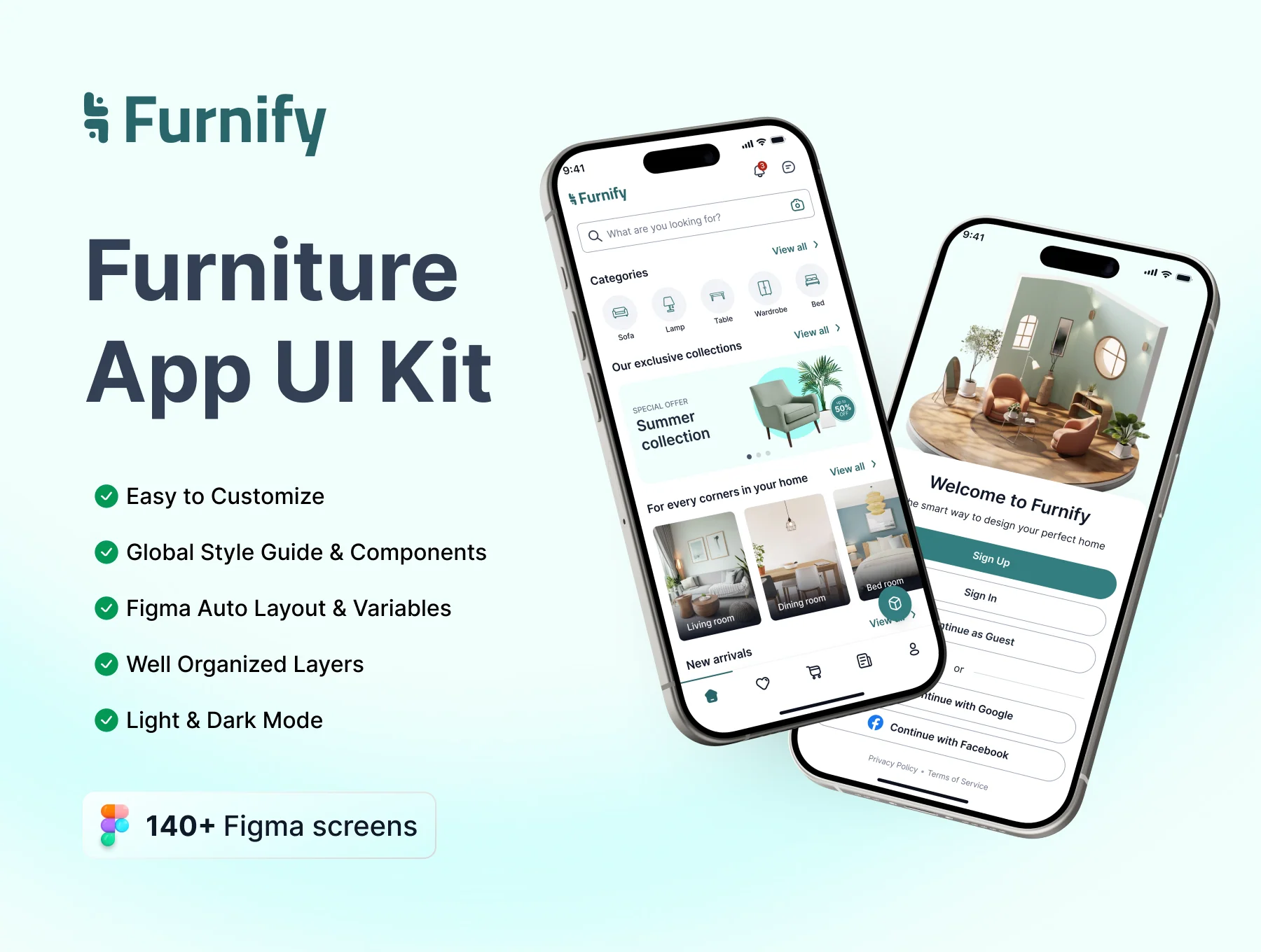 Furnify – Furniture App UI Kit