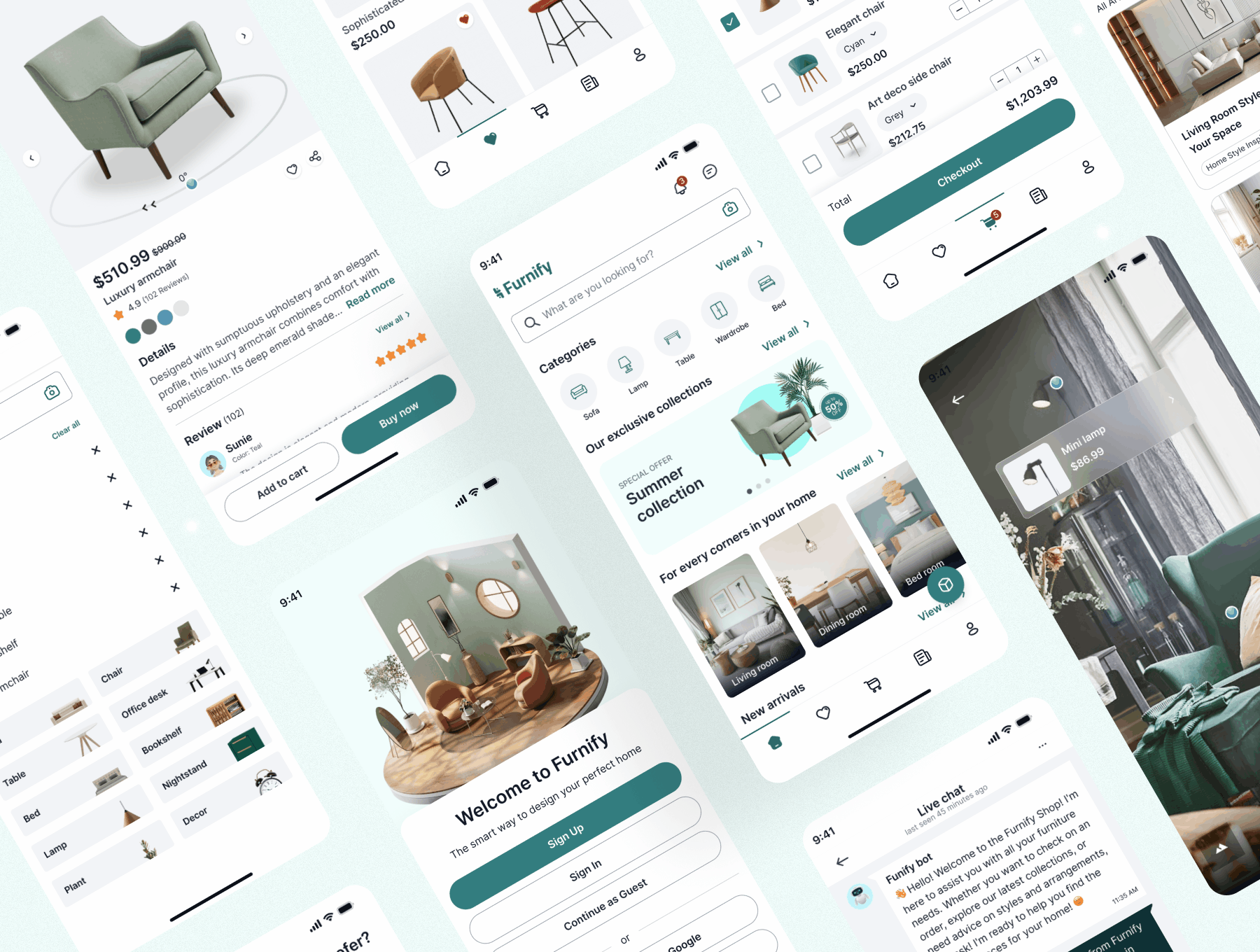 Furnify – Furniture App UI Kit 5