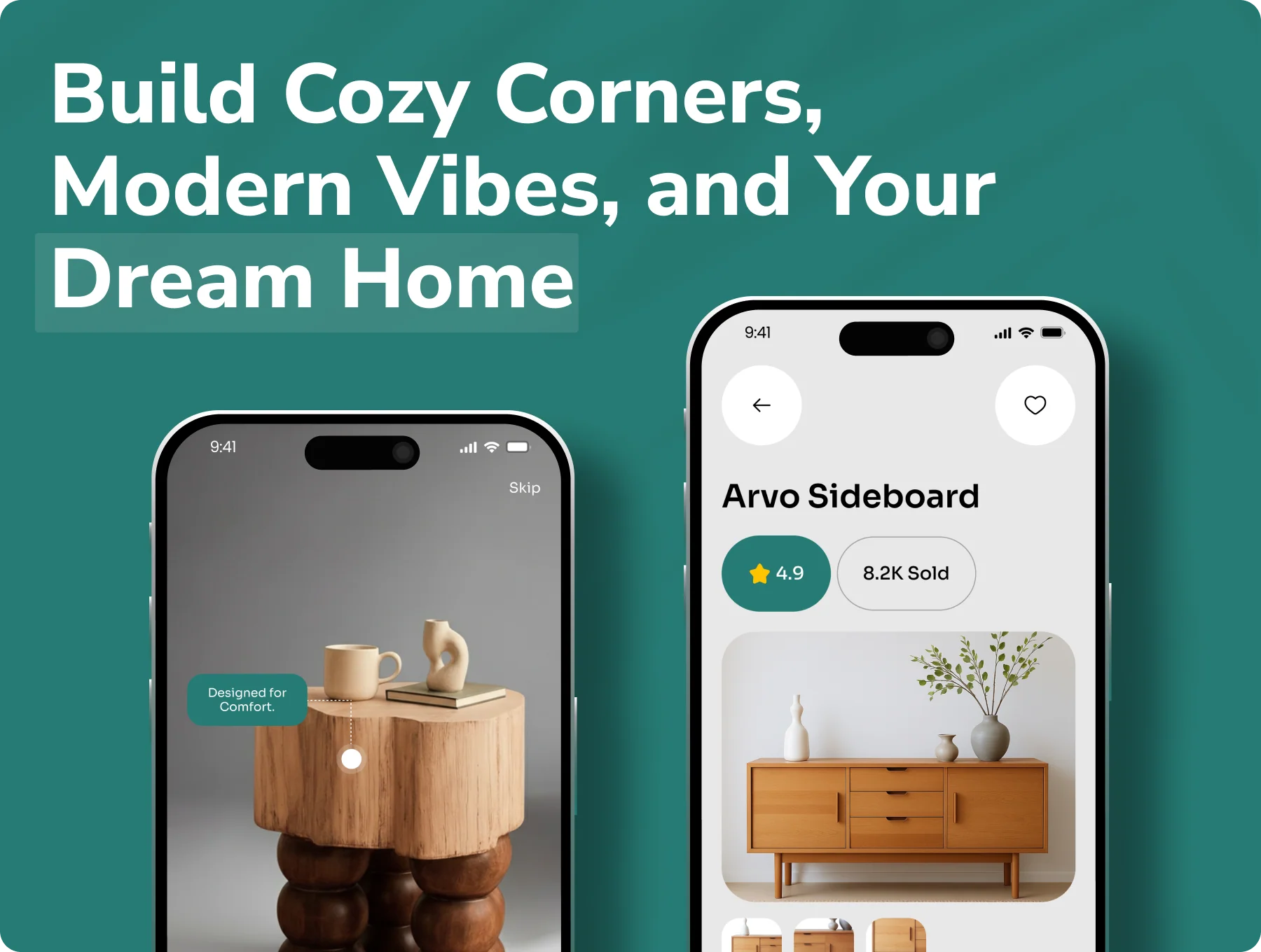 FurniGo - Modern Furniture Store & Interior Design Mobile App UI Kit 4