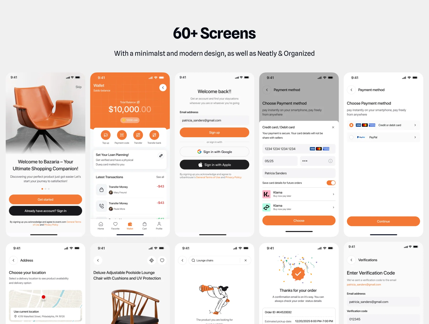 FurniNest - Furniture Mobile App UI Kit 6