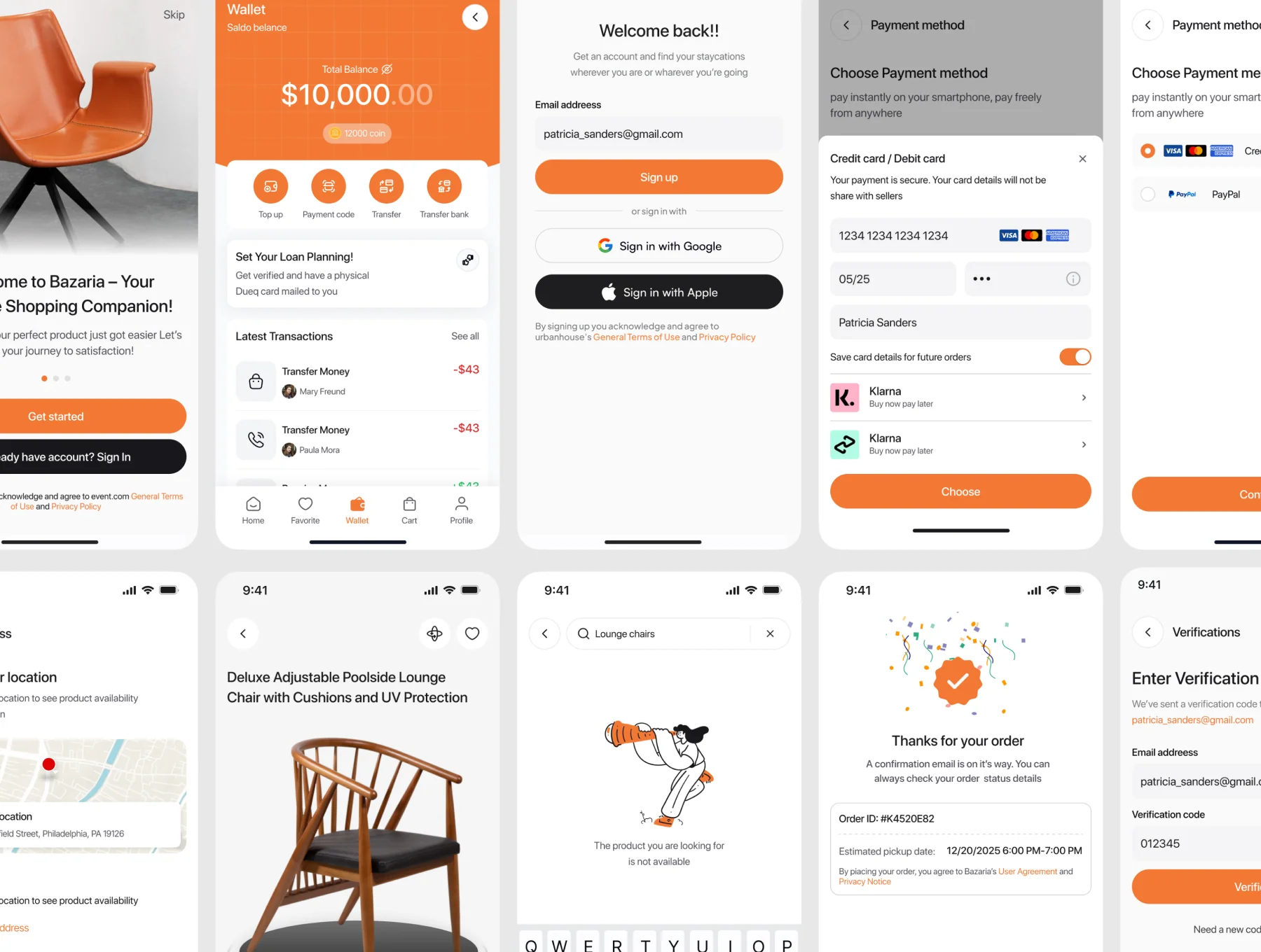 FurniNest - Furniture Mobile App UI Kit 7