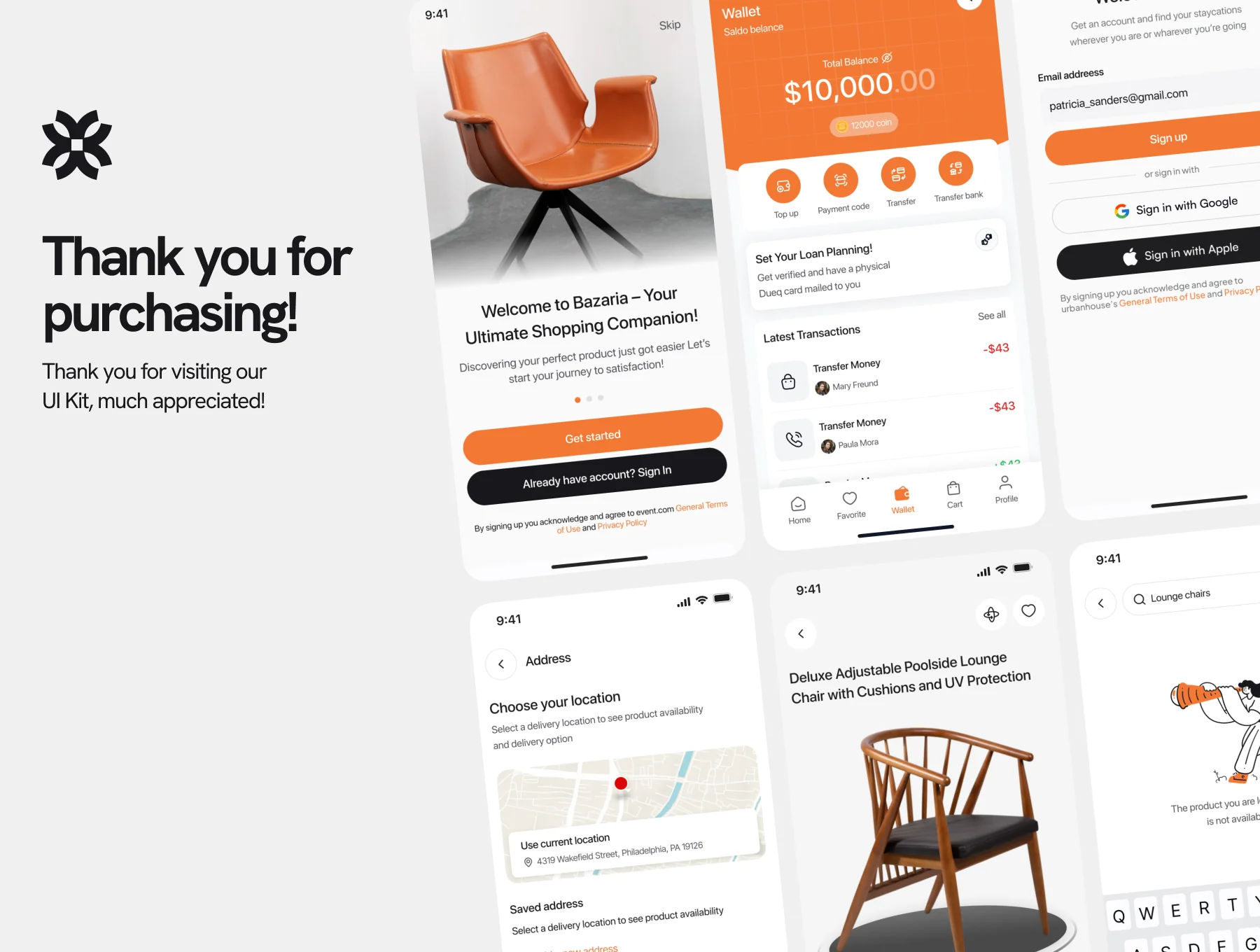 FurniNest - Furniture Mobile App UI Kit 8