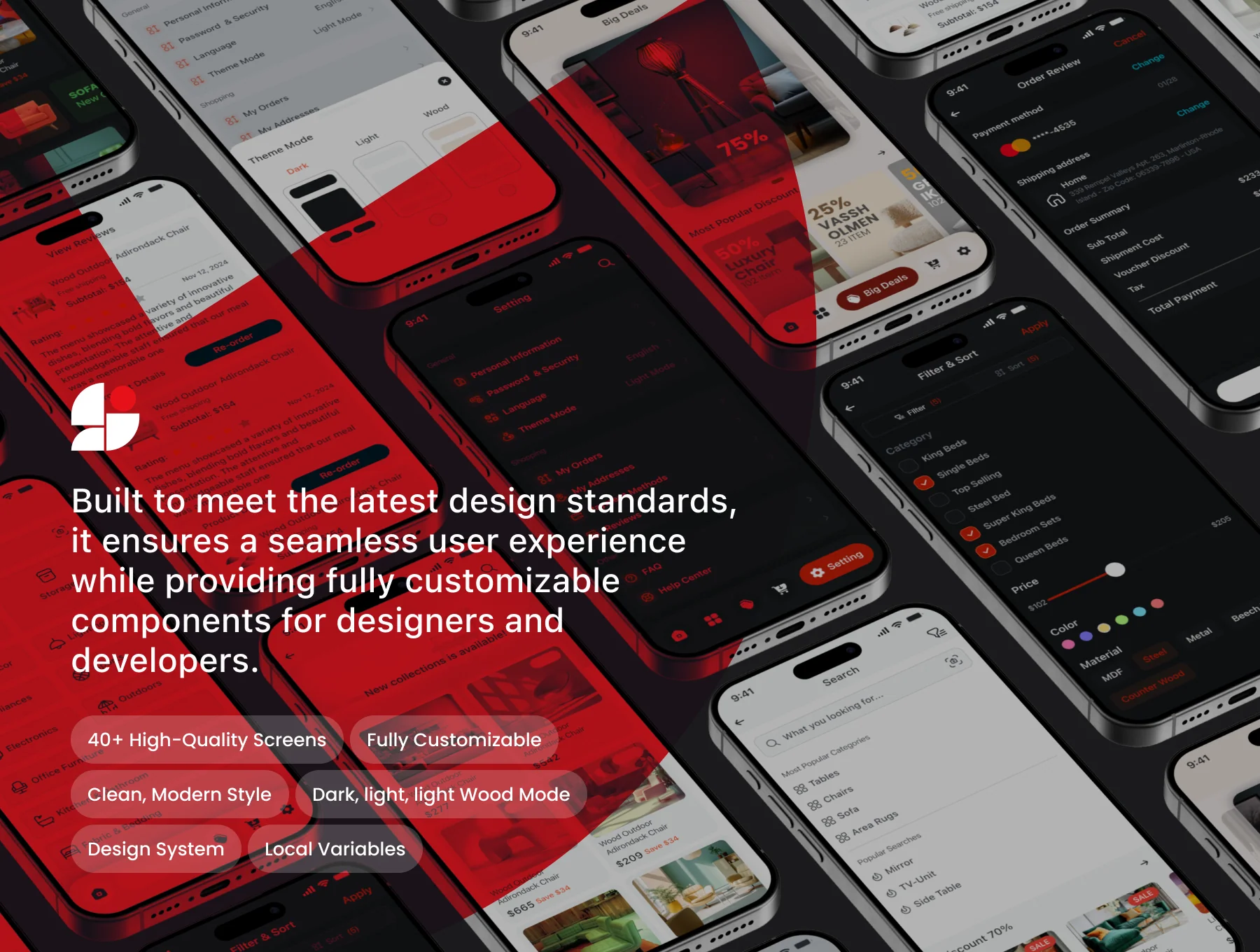 FurnitSphere - Furniture Ecommerce App UI Kit - Local Variable 2
