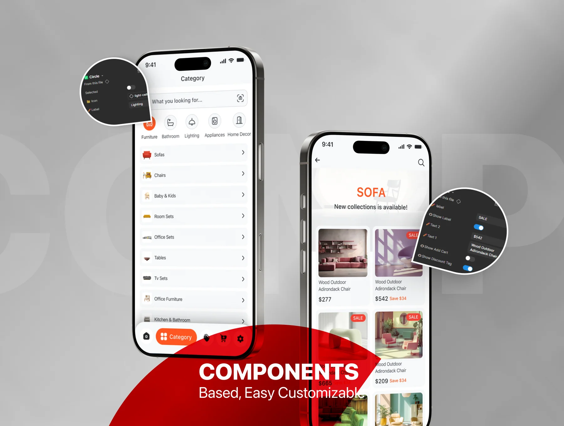 FurnitSphere - Furniture Ecommerce App UI Kit - Local Variable 4