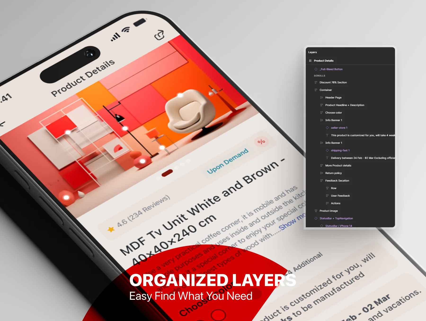FurnitSphere - Furniture Ecommerce App UI Kit - Local Variable 5
