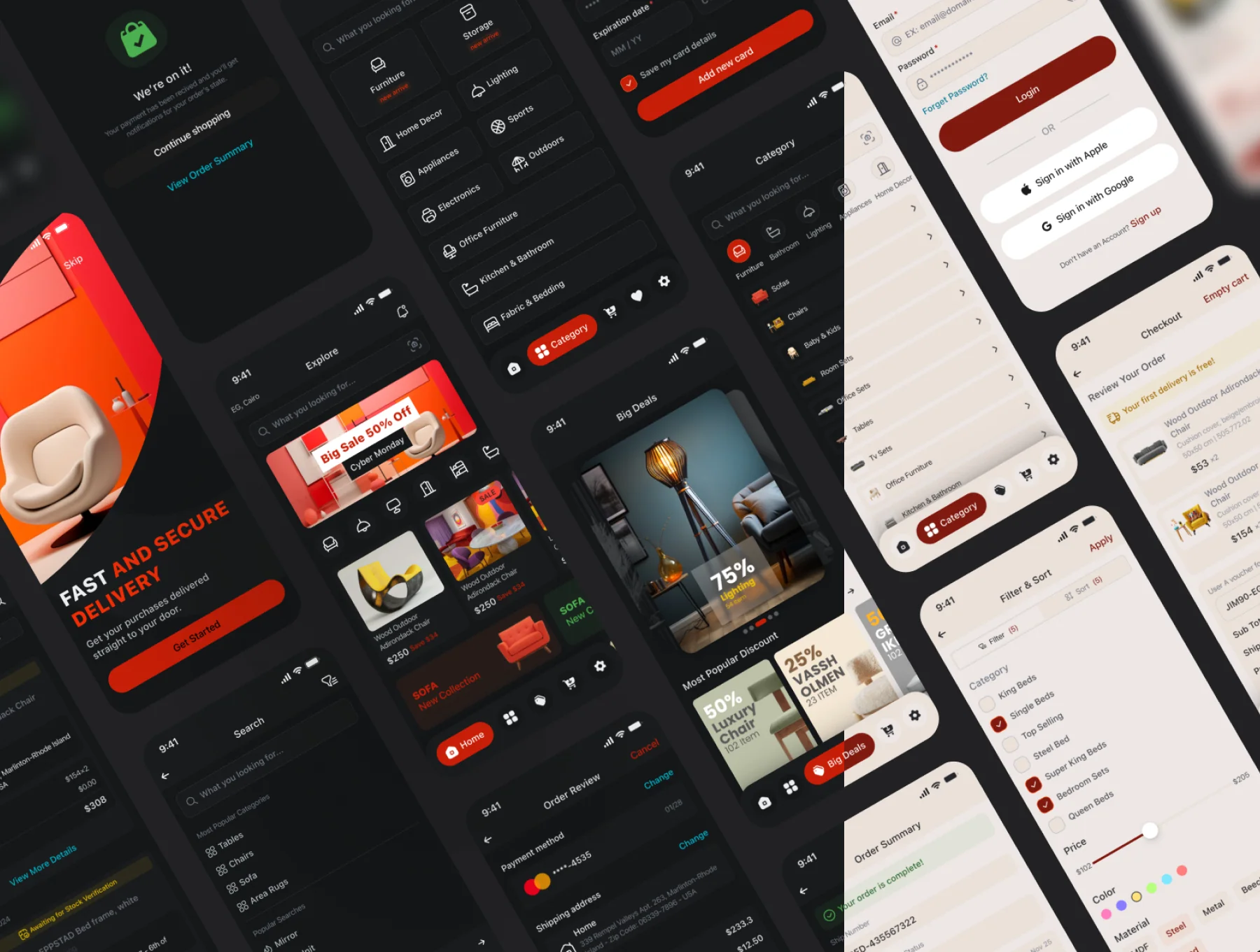 FurnitSphere - Furniture Ecommerce App UI Kit - Local Variable 7