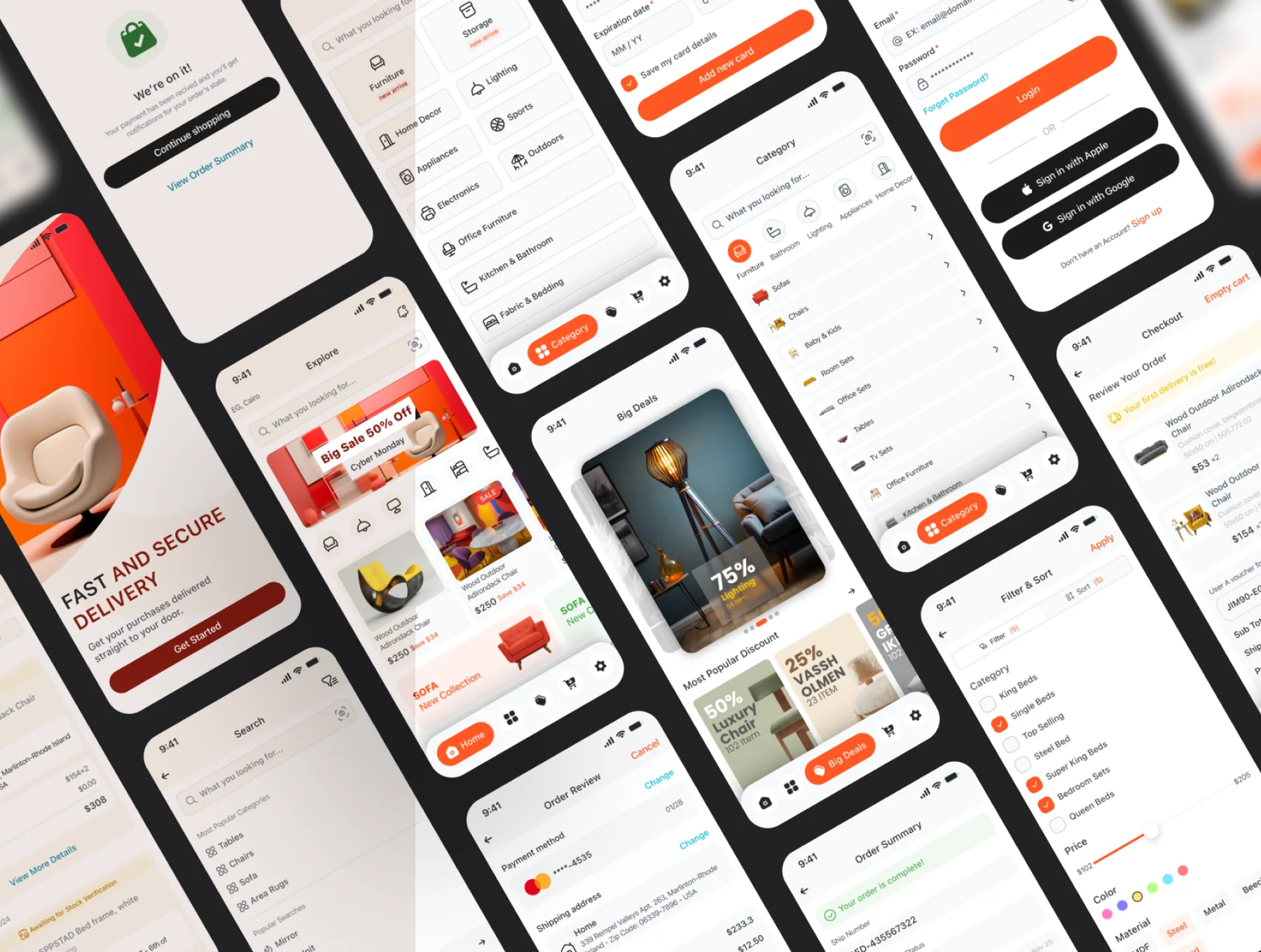 FurnitSphere - Furniture Ecommerce App UI Kit - Local Variable 8