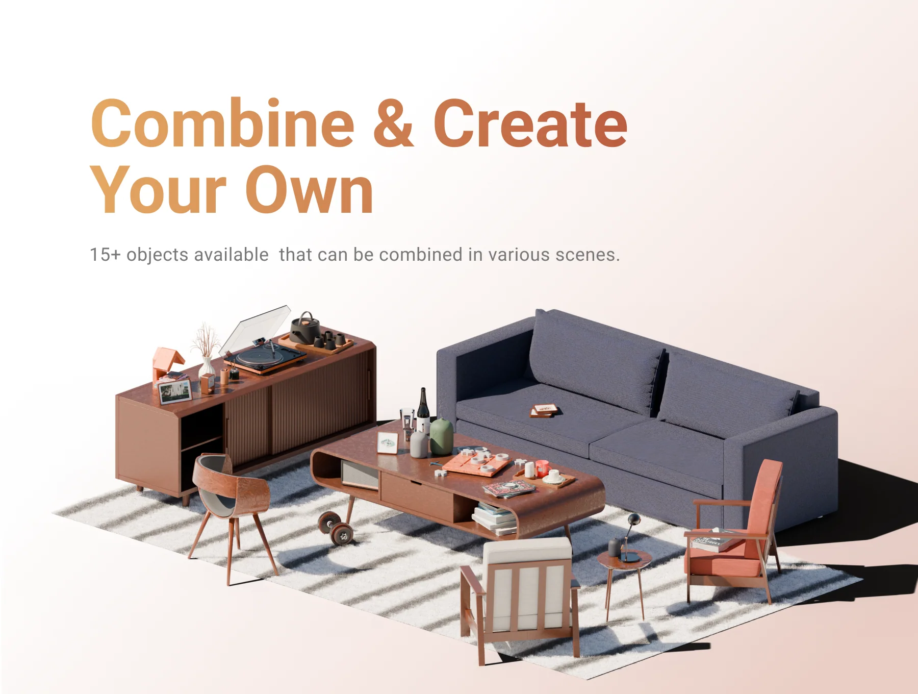 Furniture 3D Illustration 5