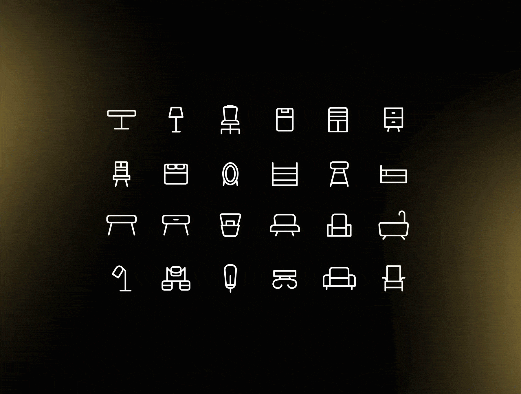 Furniture Animated icons 3