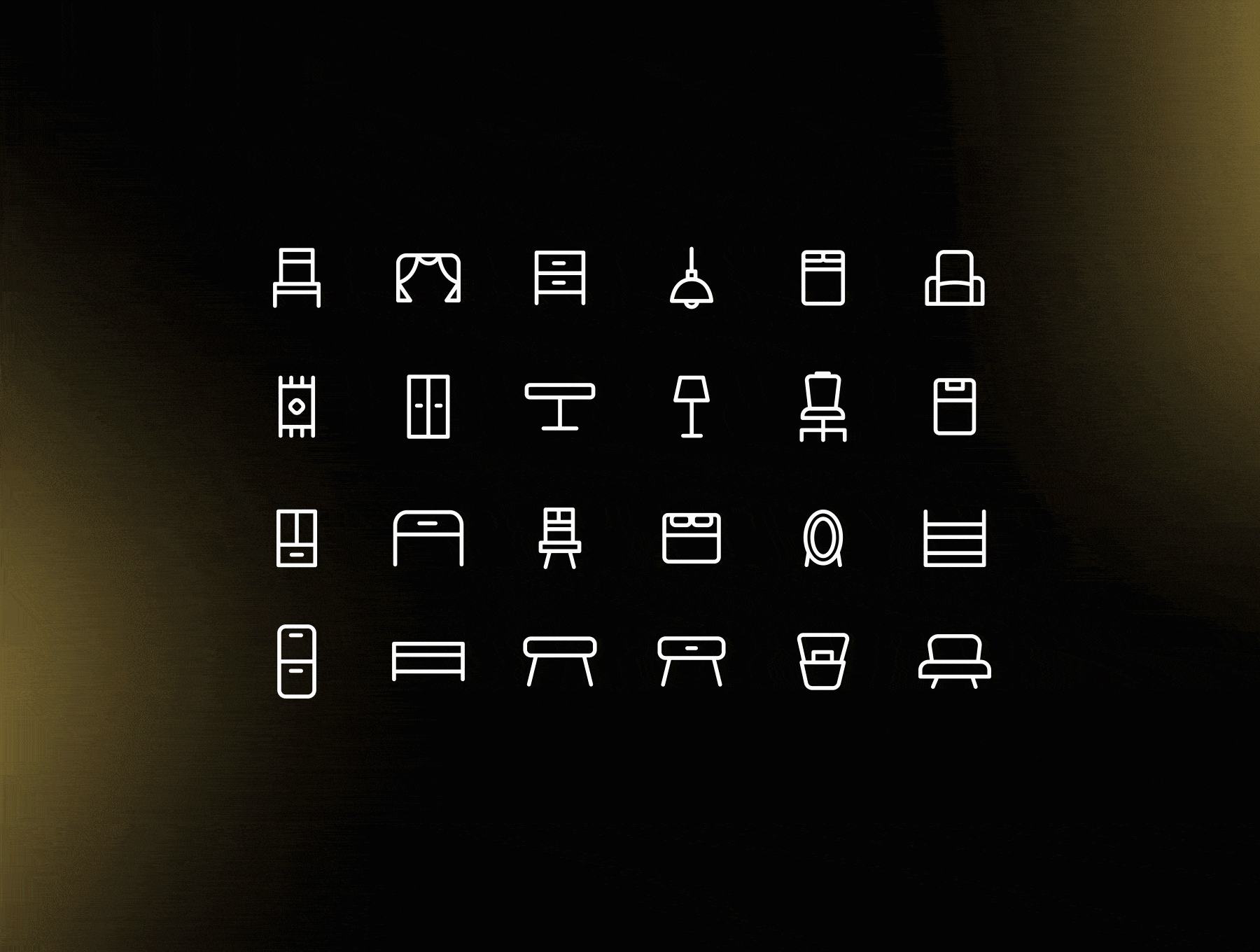 Furniture Animated icons 4