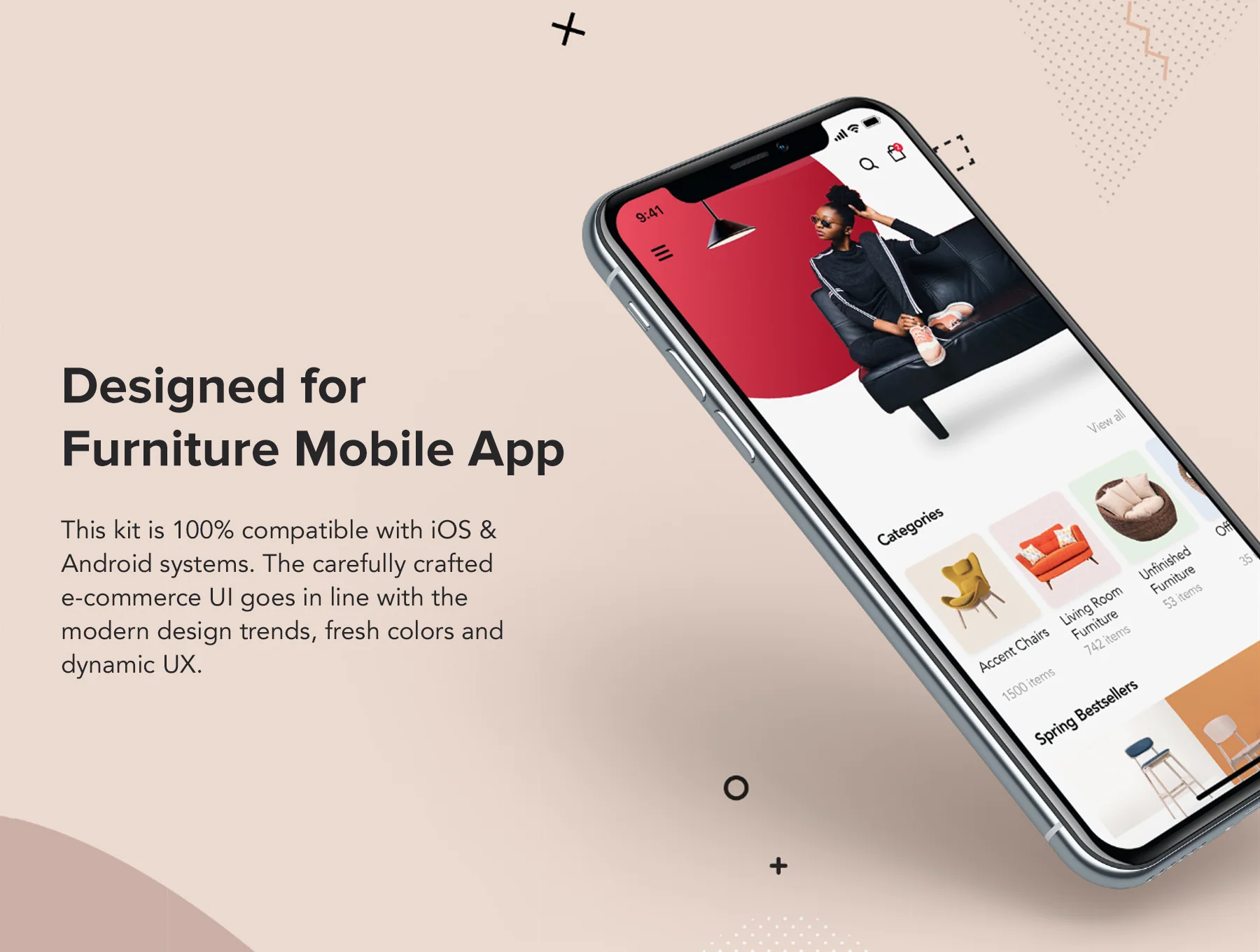 Furniture Design UI Kit 4