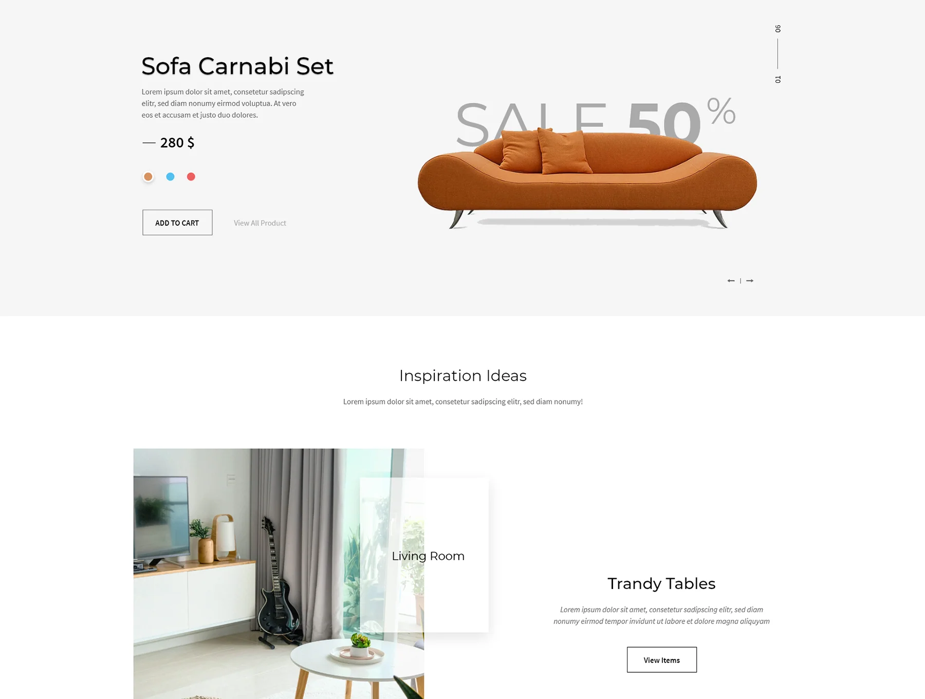 Maynooth - Furniture Ecommerce Website 2
