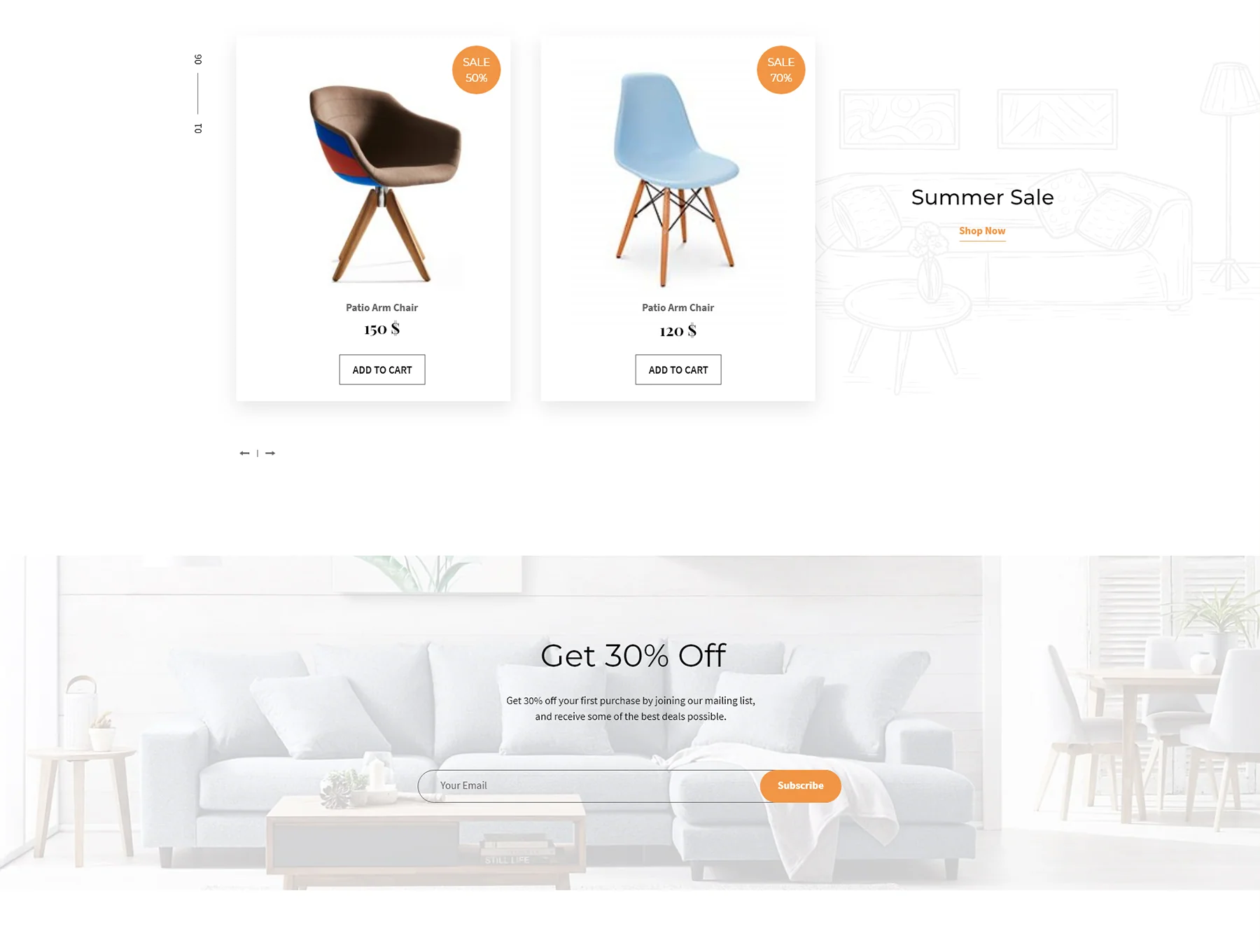 Maynooth - Furniture Ecommerce Website 4