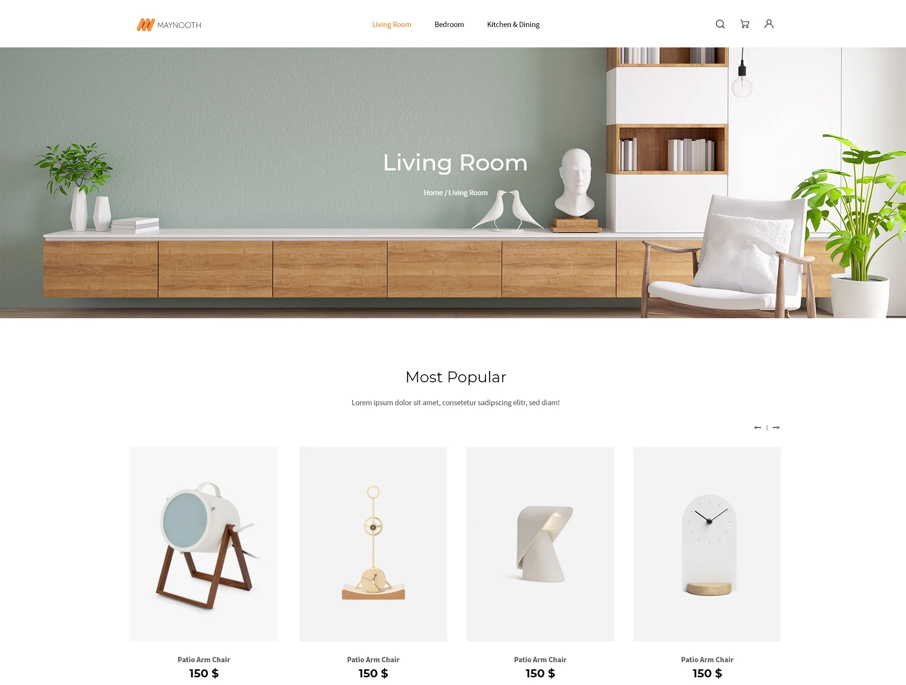 Maynooth - Furniture Ecommerce Website 6
