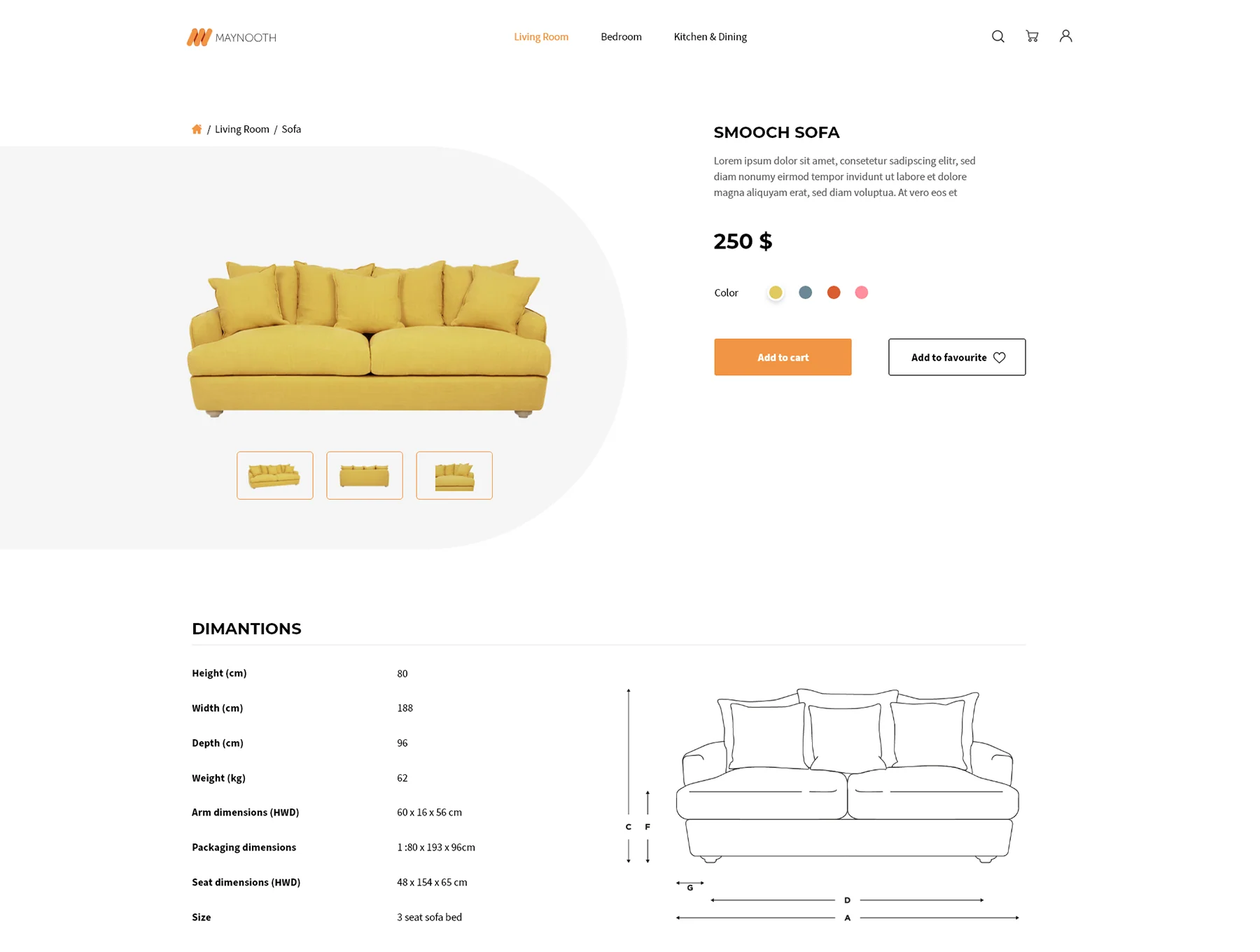 Maynooth - Furniture Ecommerce Website 8