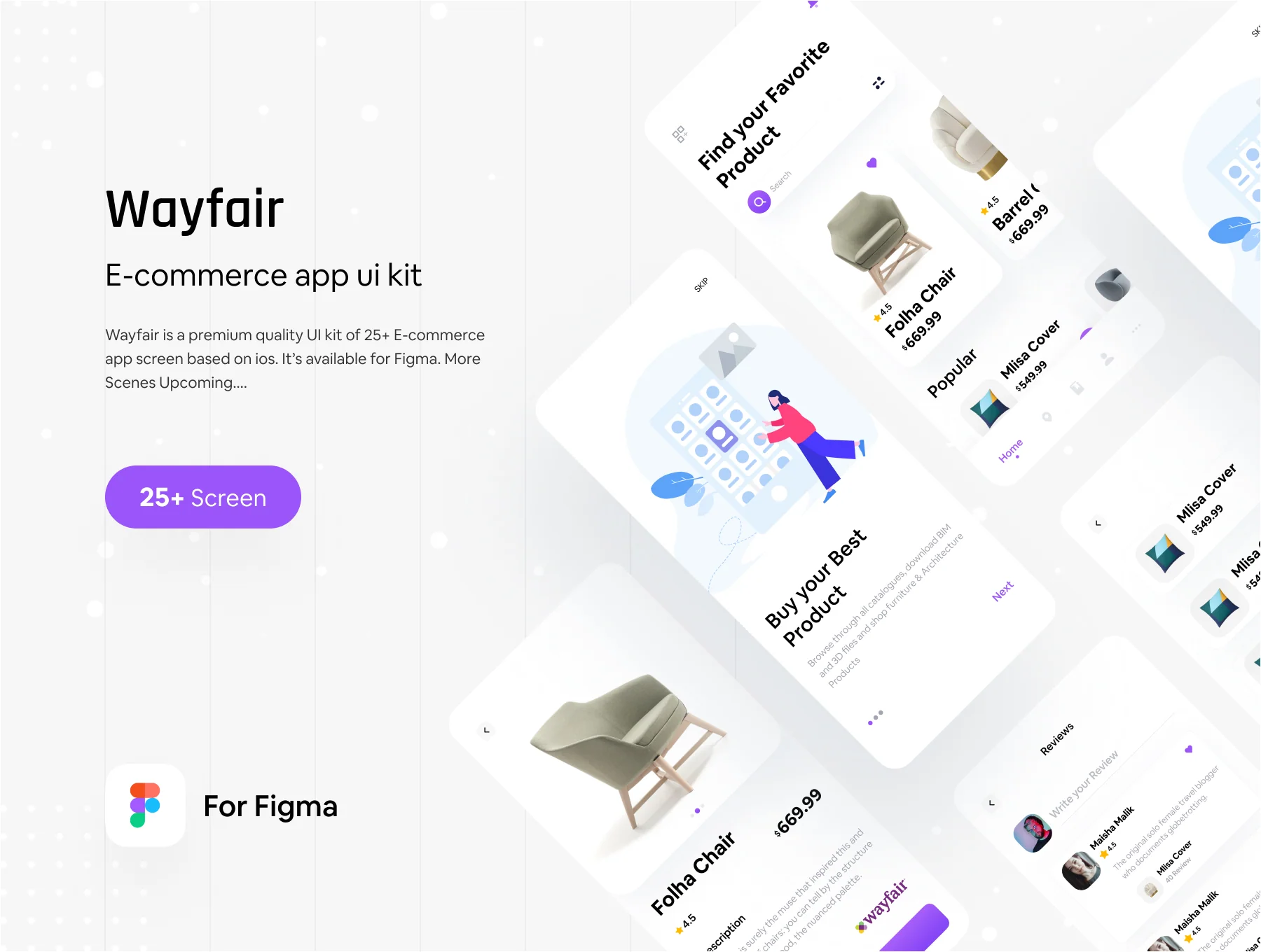 Furniture Ecommerce App UI Kit