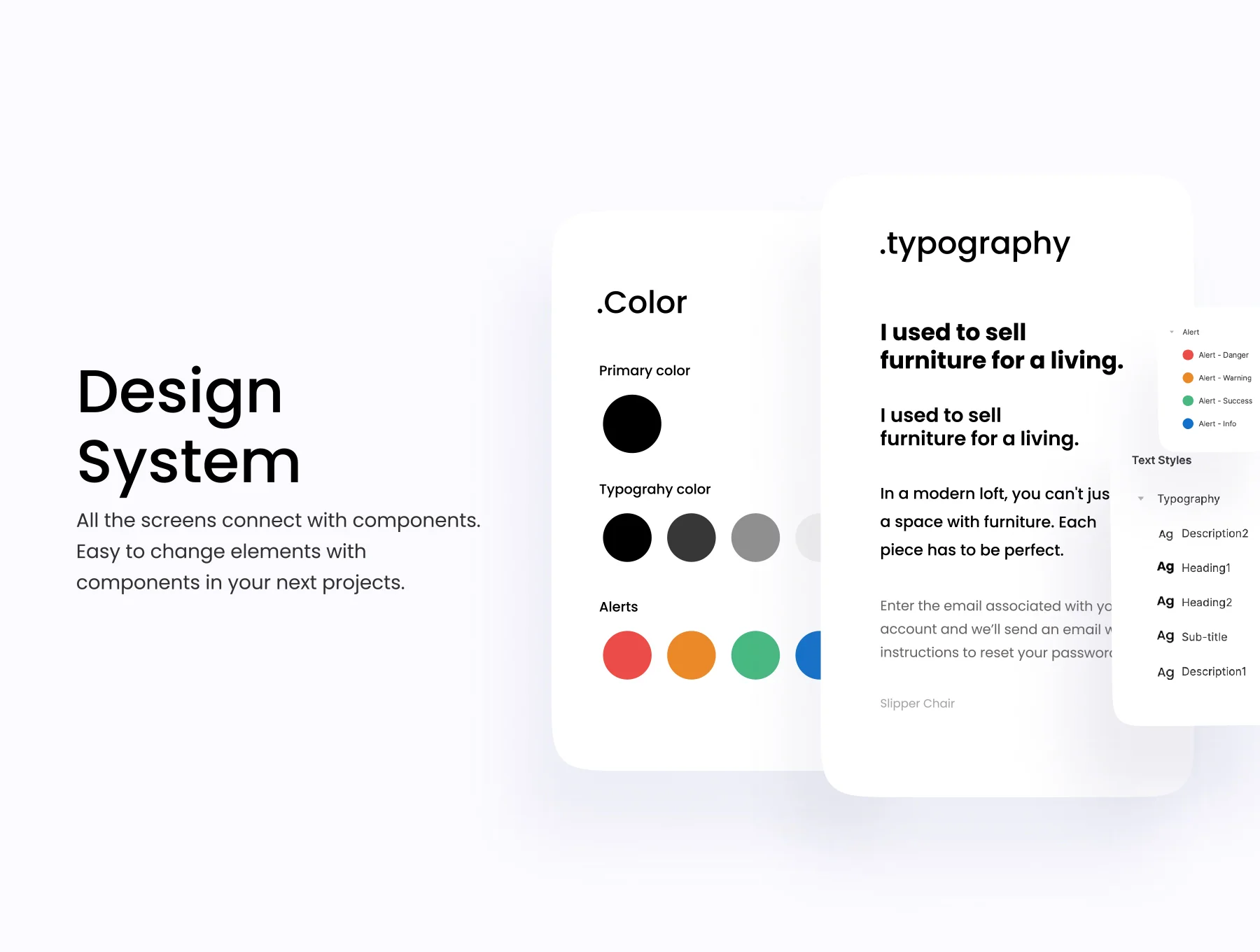 Furniture Mobile UI Kit 3
