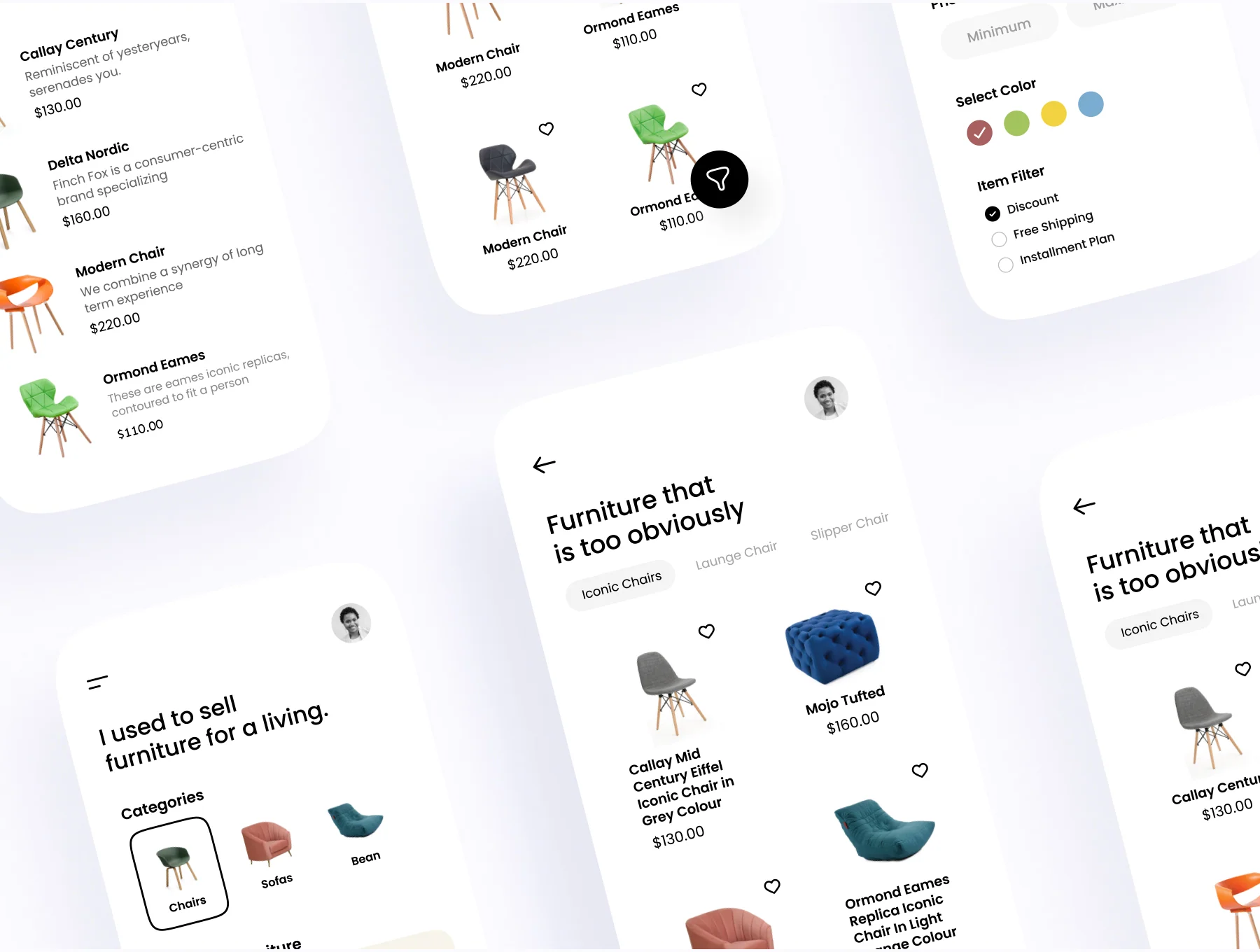 Furniture Mobile UI Kit 5