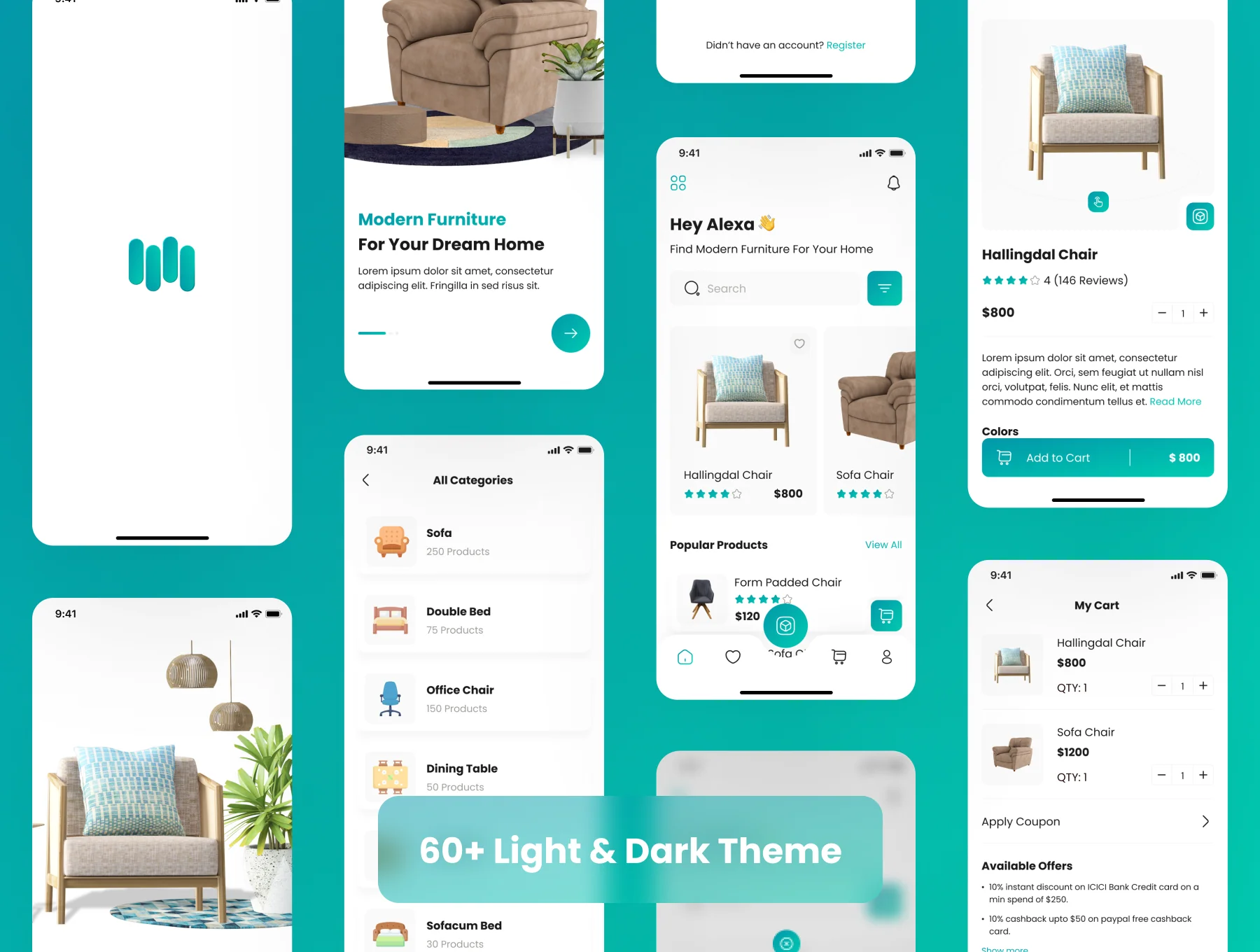 Furniture Store App UI Kit 5