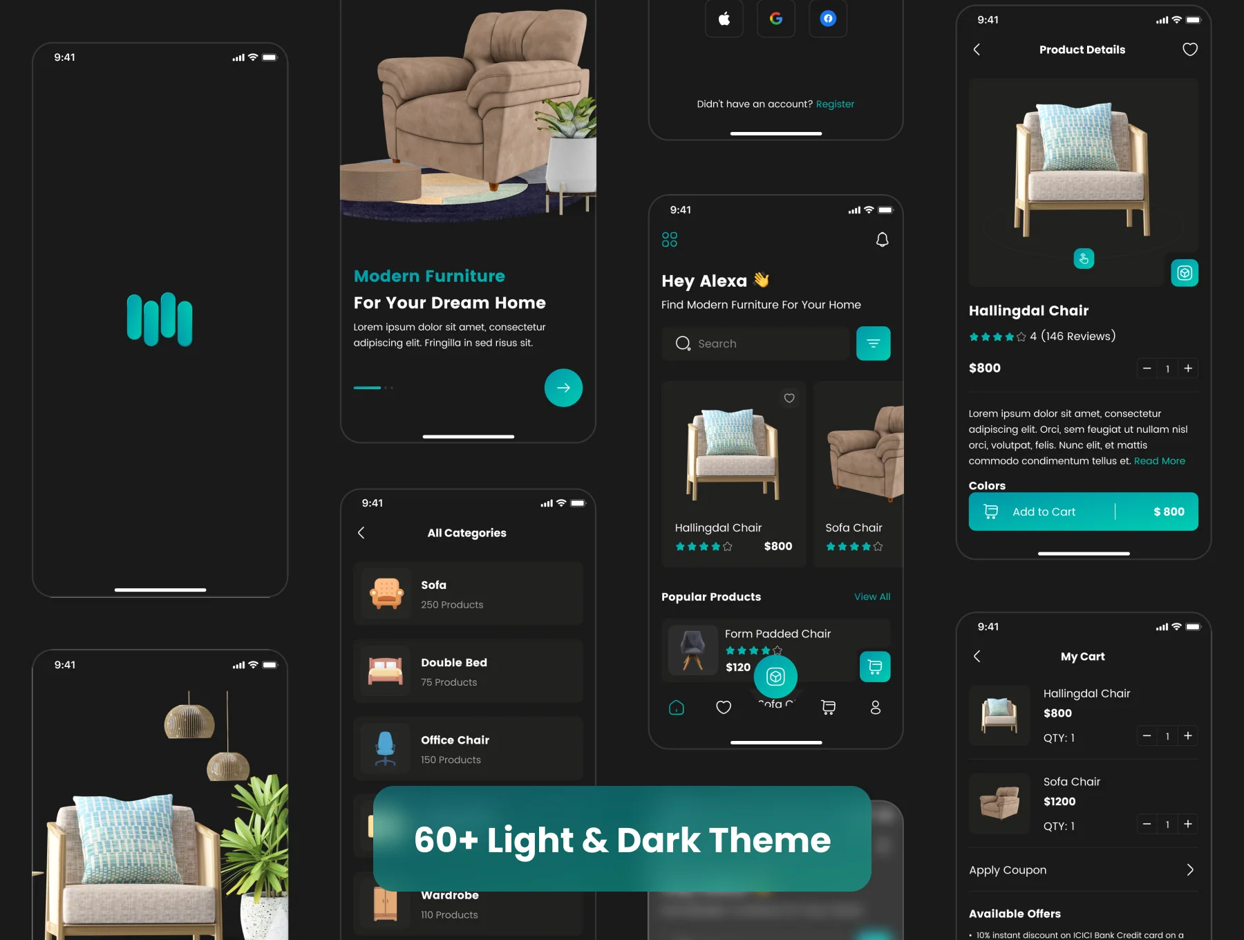 Furniture Store App UI Kit 7