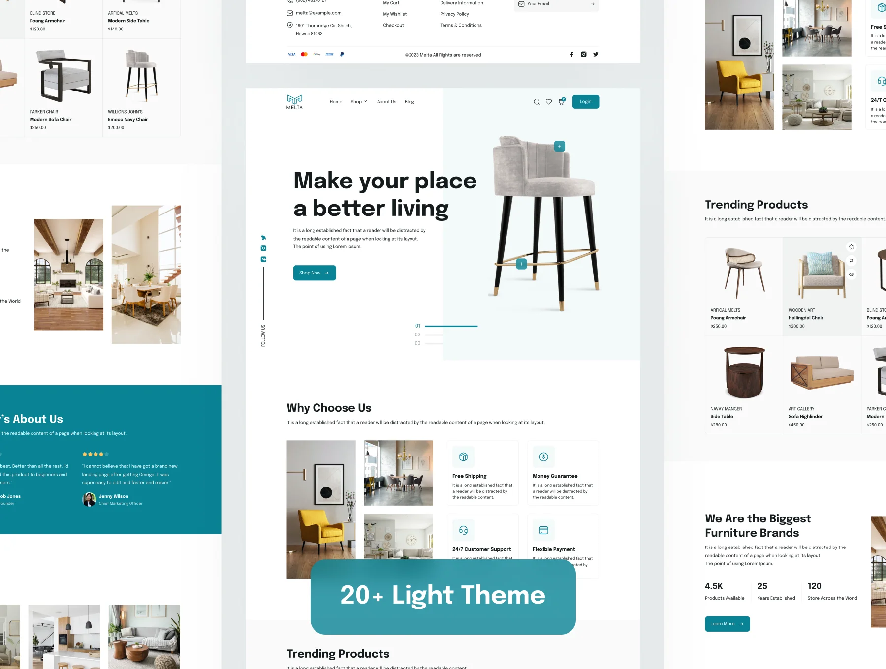 Furniture Ecommerce Web UI Kit 5