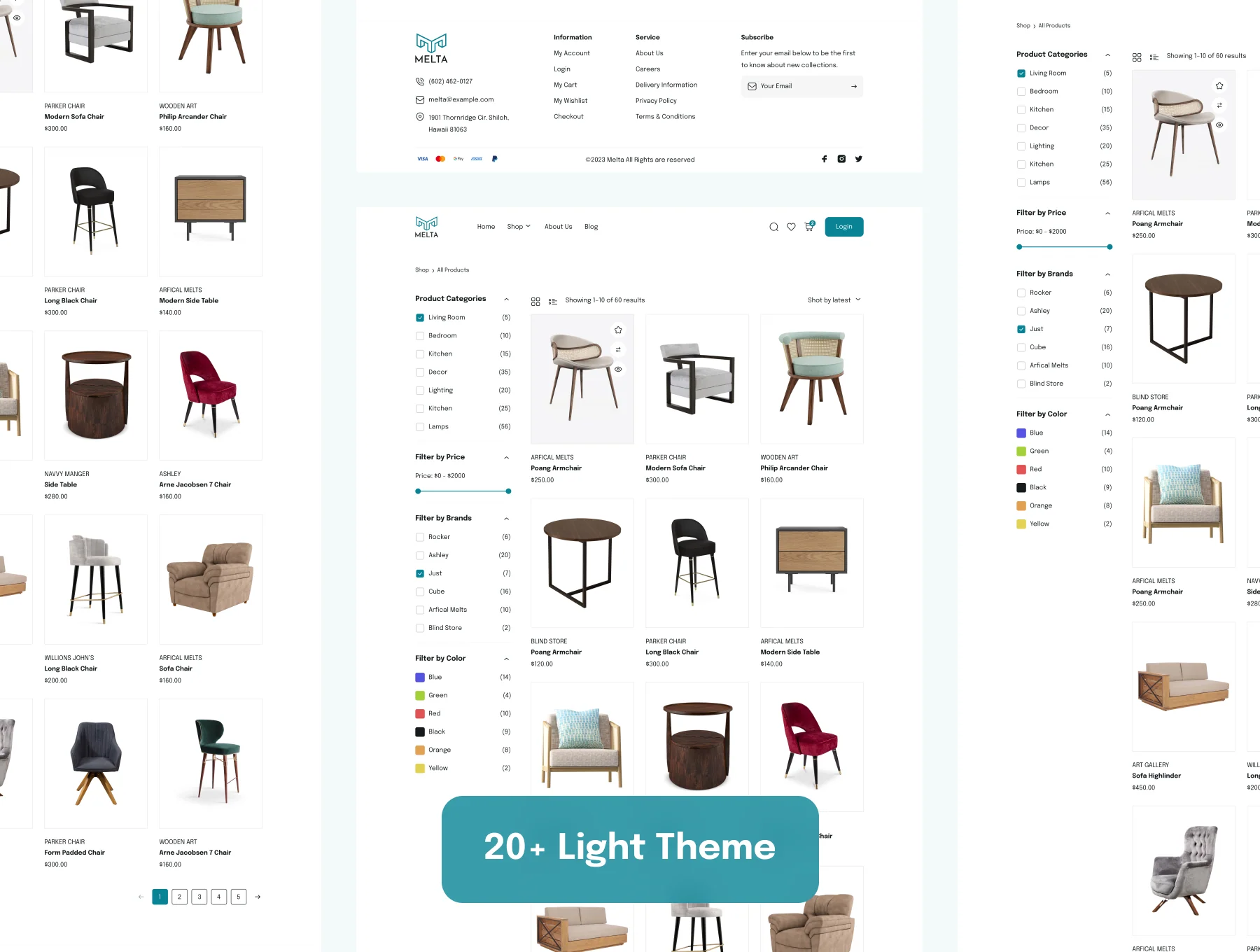 Furniture Ecommerce Web UI Kit 6