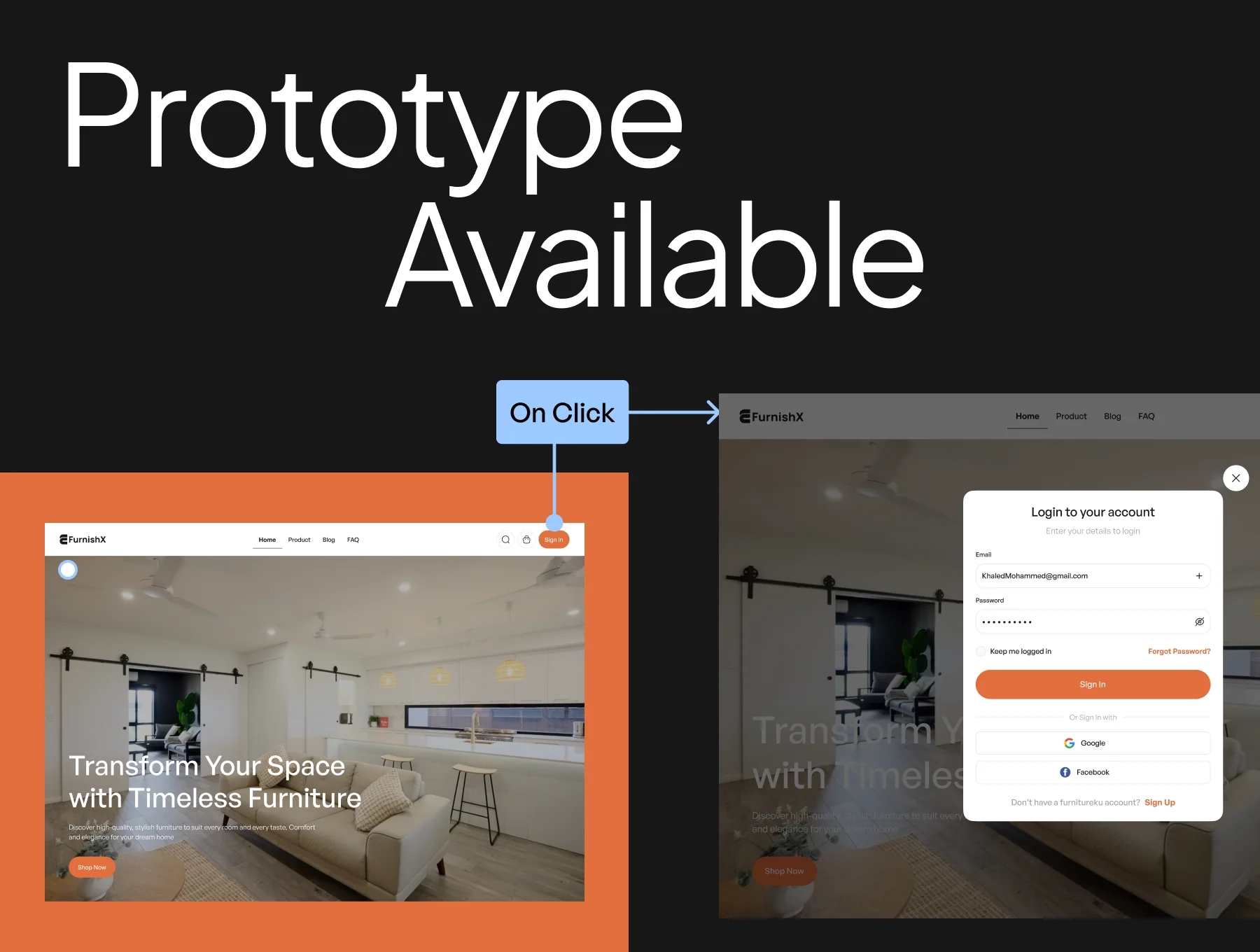 Furniture Website Template 7