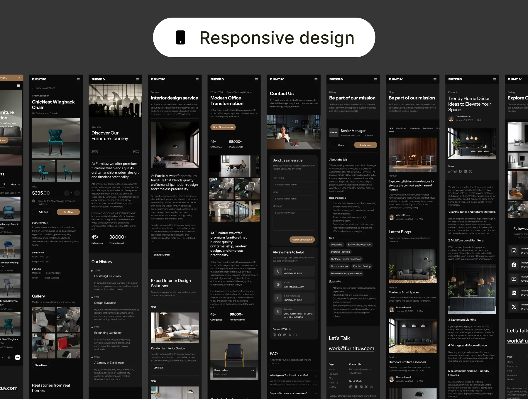 Furnituv – Furniture Store Website 4