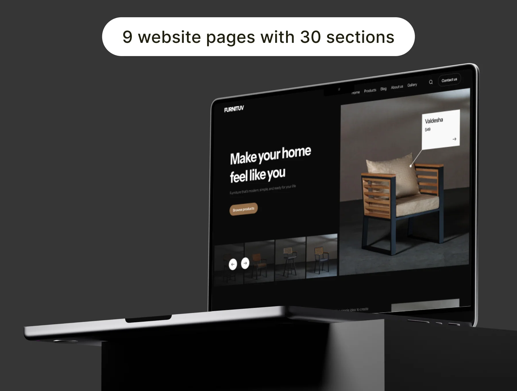 Furnituv – Furniture Store Website 5