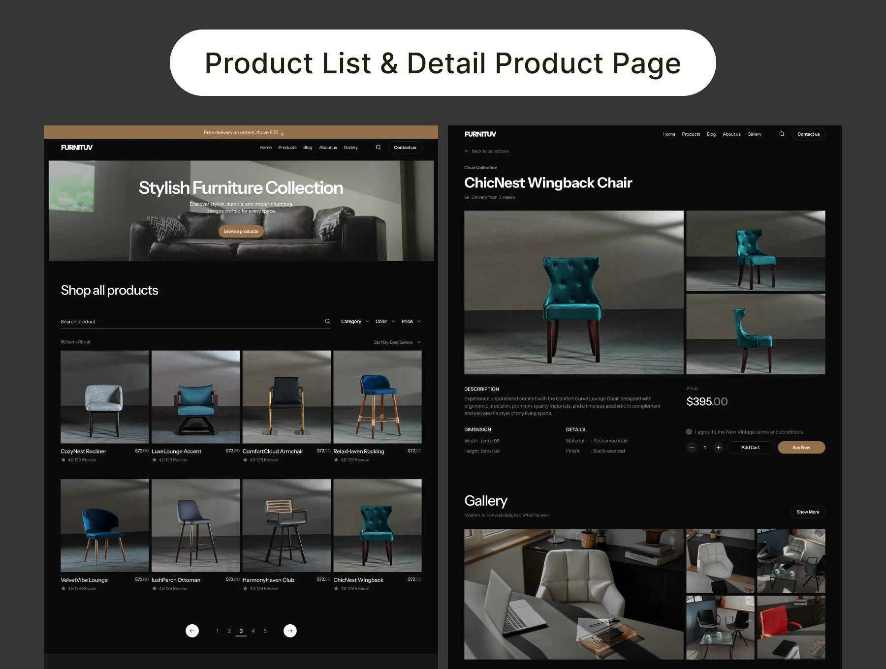 Furnituv – Furniture Store Website 6