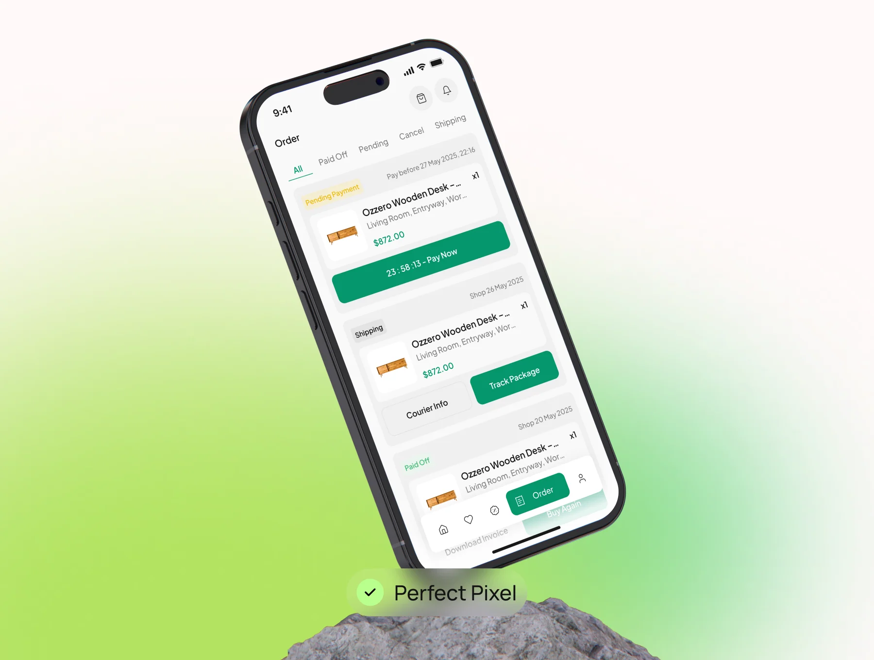 Furnivo – Furniture Ecommerce App UI Kit 3