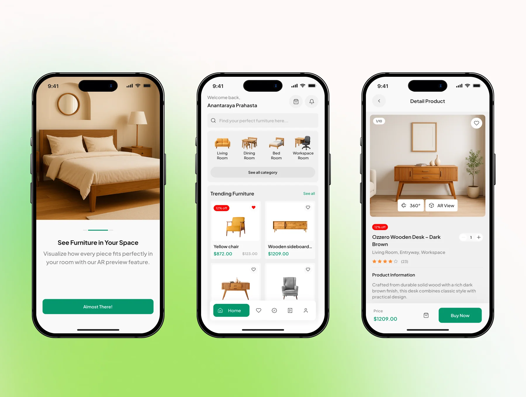Furnivo – Furniture Ecommerce App UI Kit 7