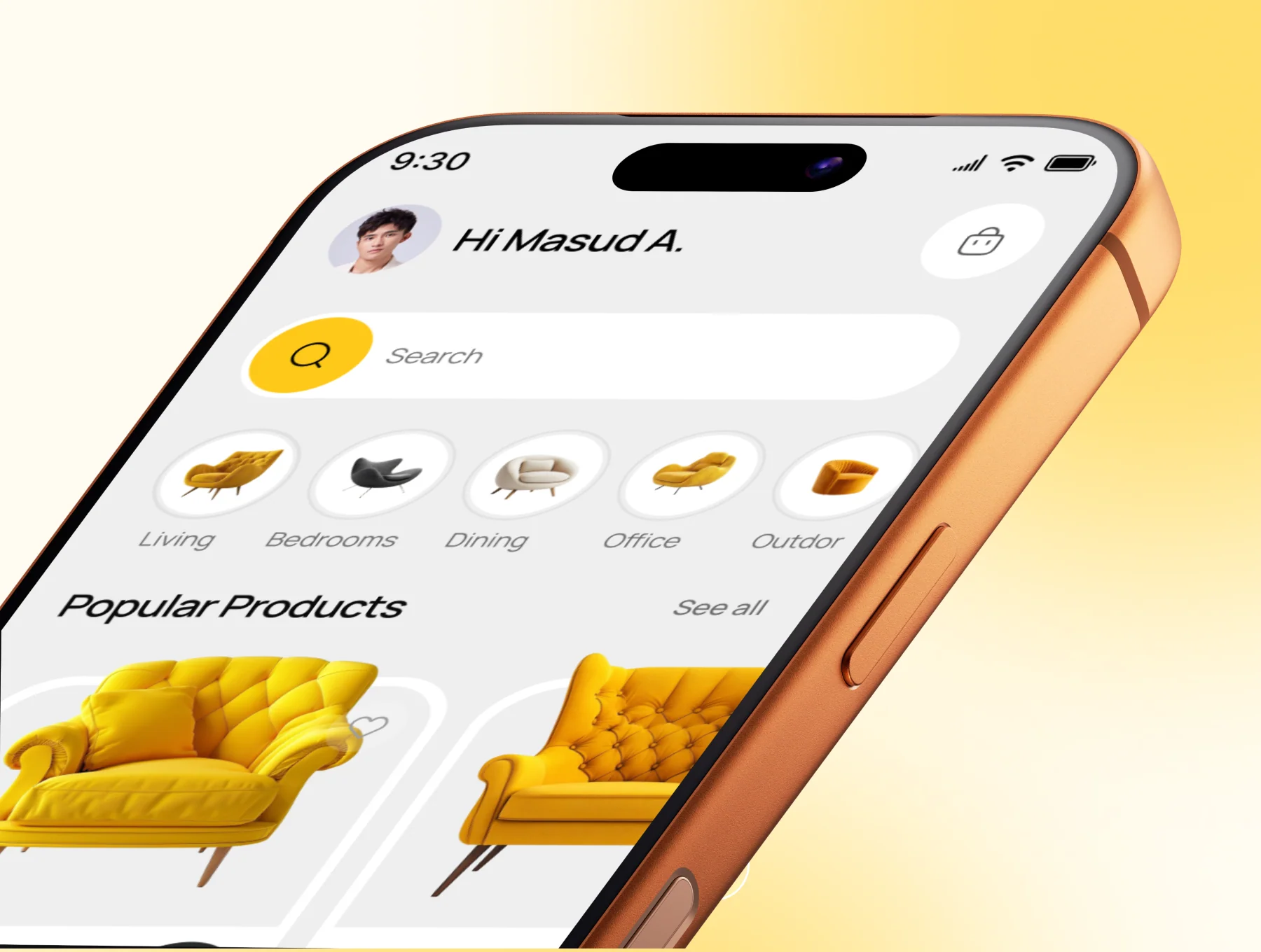 Furnivo - Furniture Ecommerce Mobile UI Kit 5