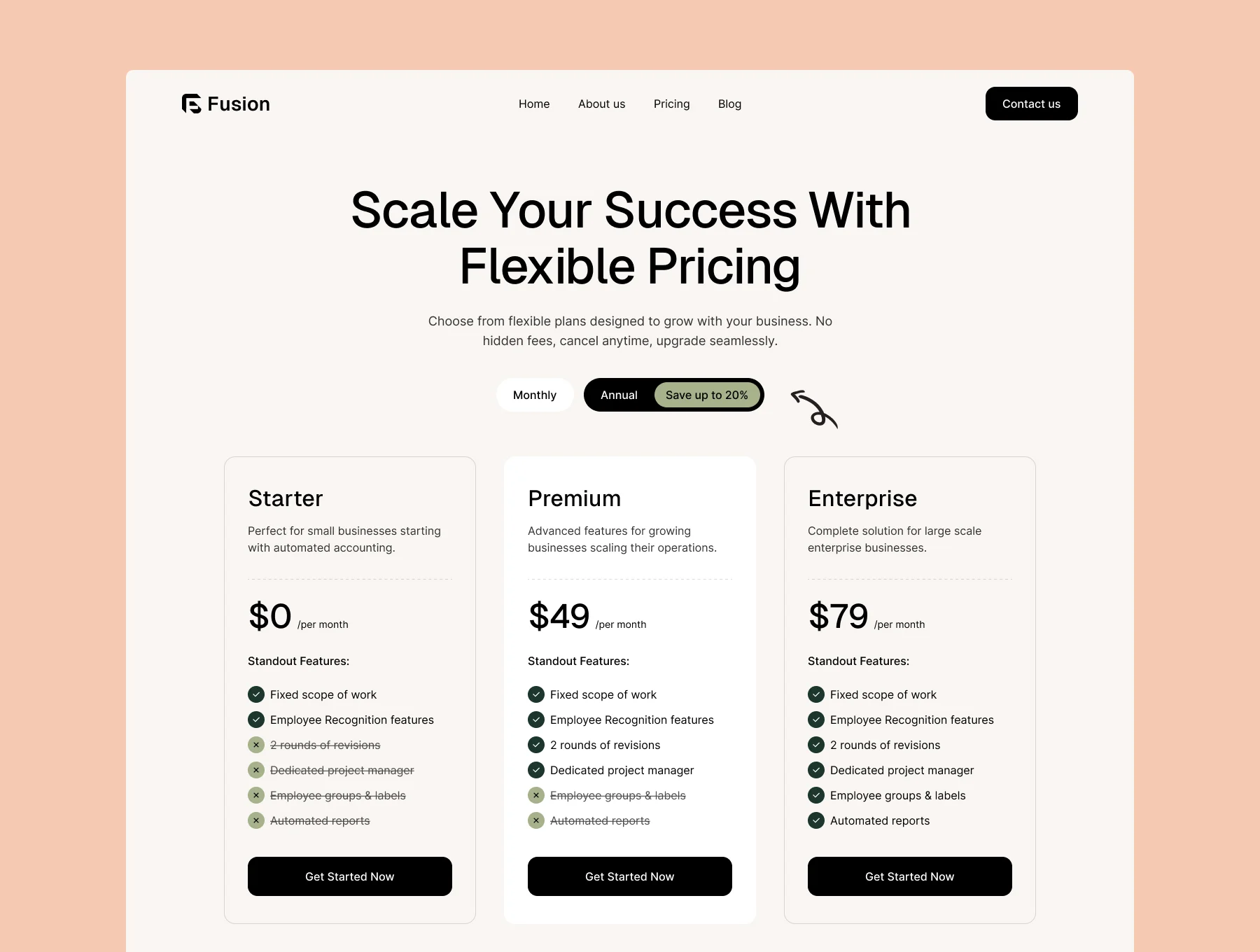 Fusion – SaaS, Banking & Investment Framer Template 3
